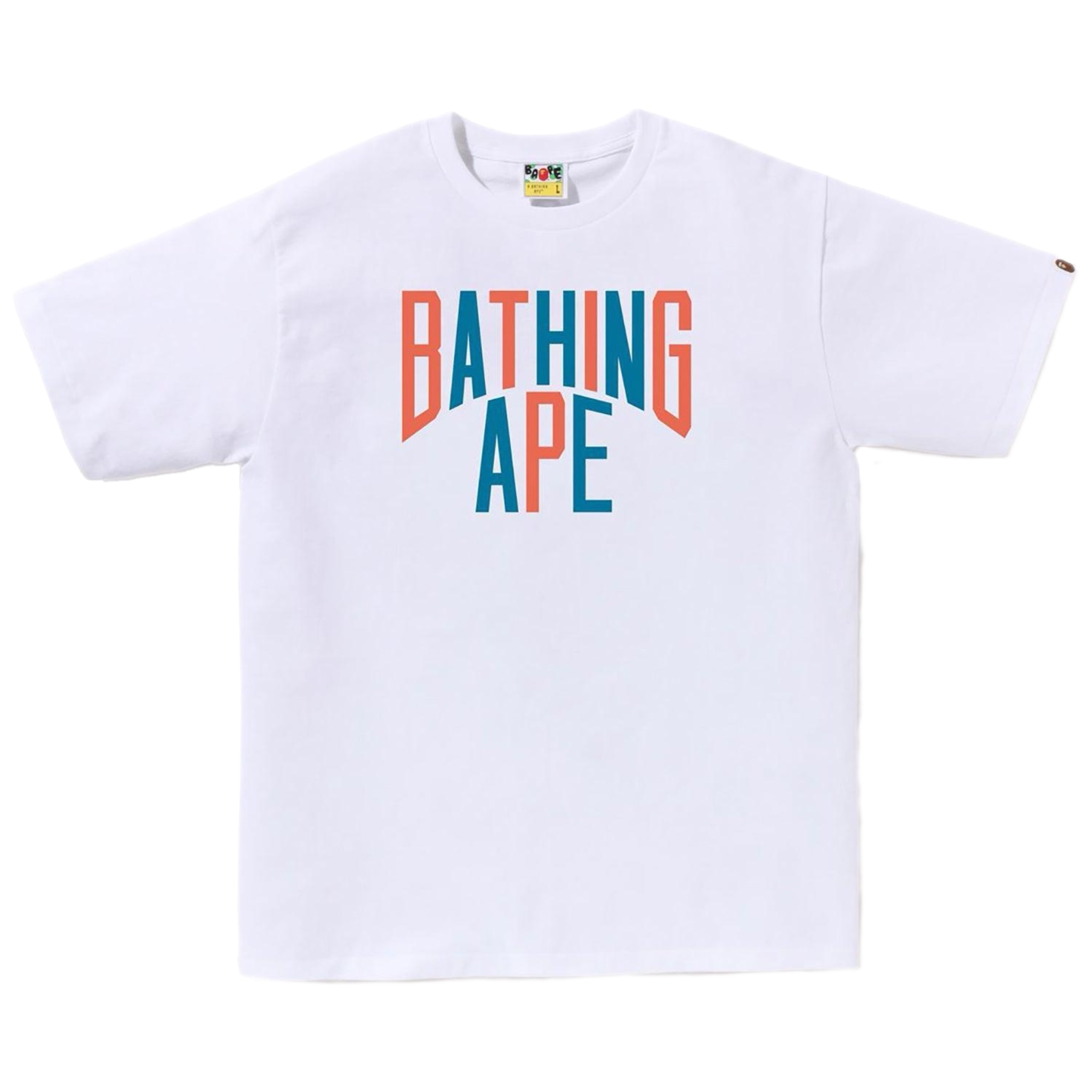 (S) Bape Colors NYC Logo Tee White 2023