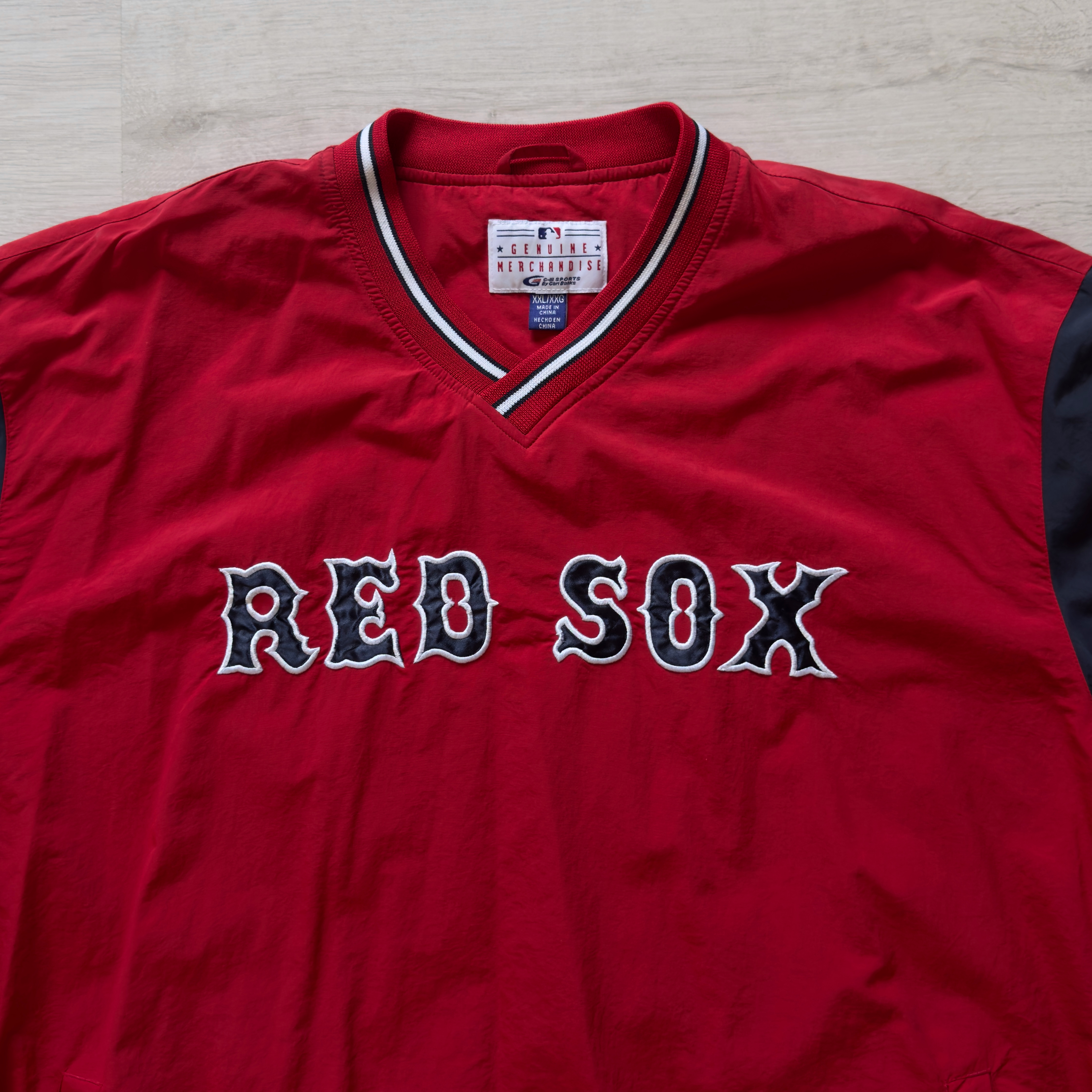 (XXL) Carl Banks MNL Boston Red Sox Windbreaker