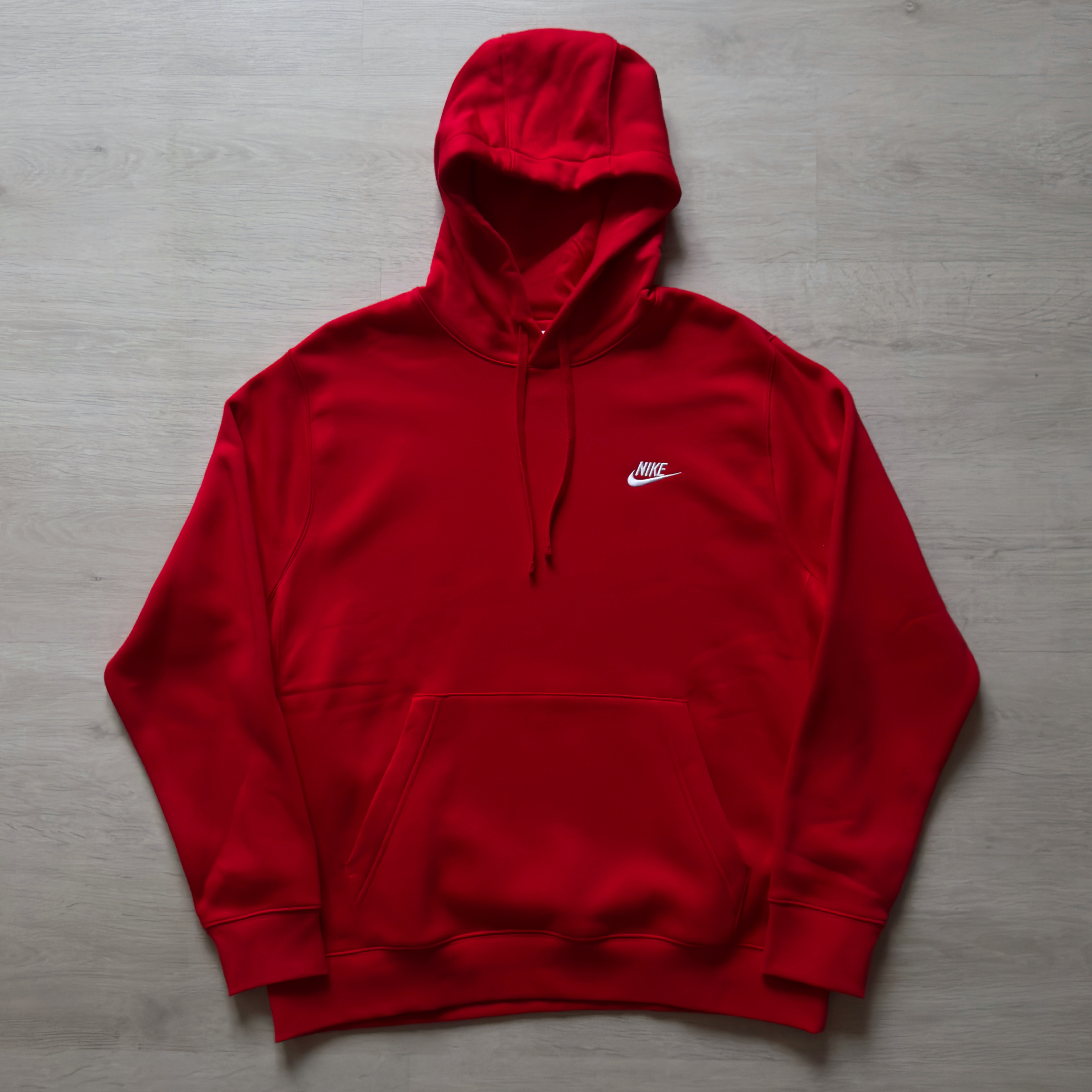 (XL) Nike Sportswear Club Fleece Hoodie Red
