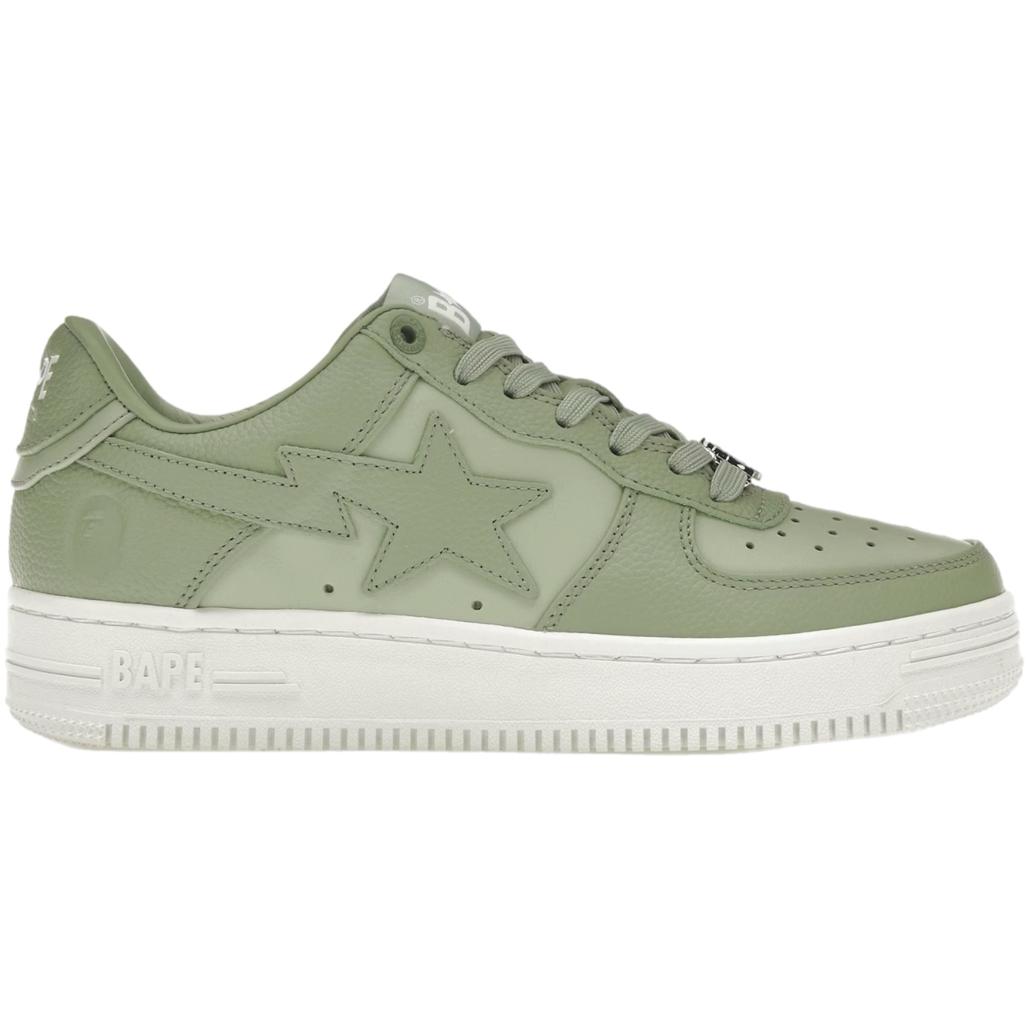 (43) A Bathing Ape Bapesta Green 2023