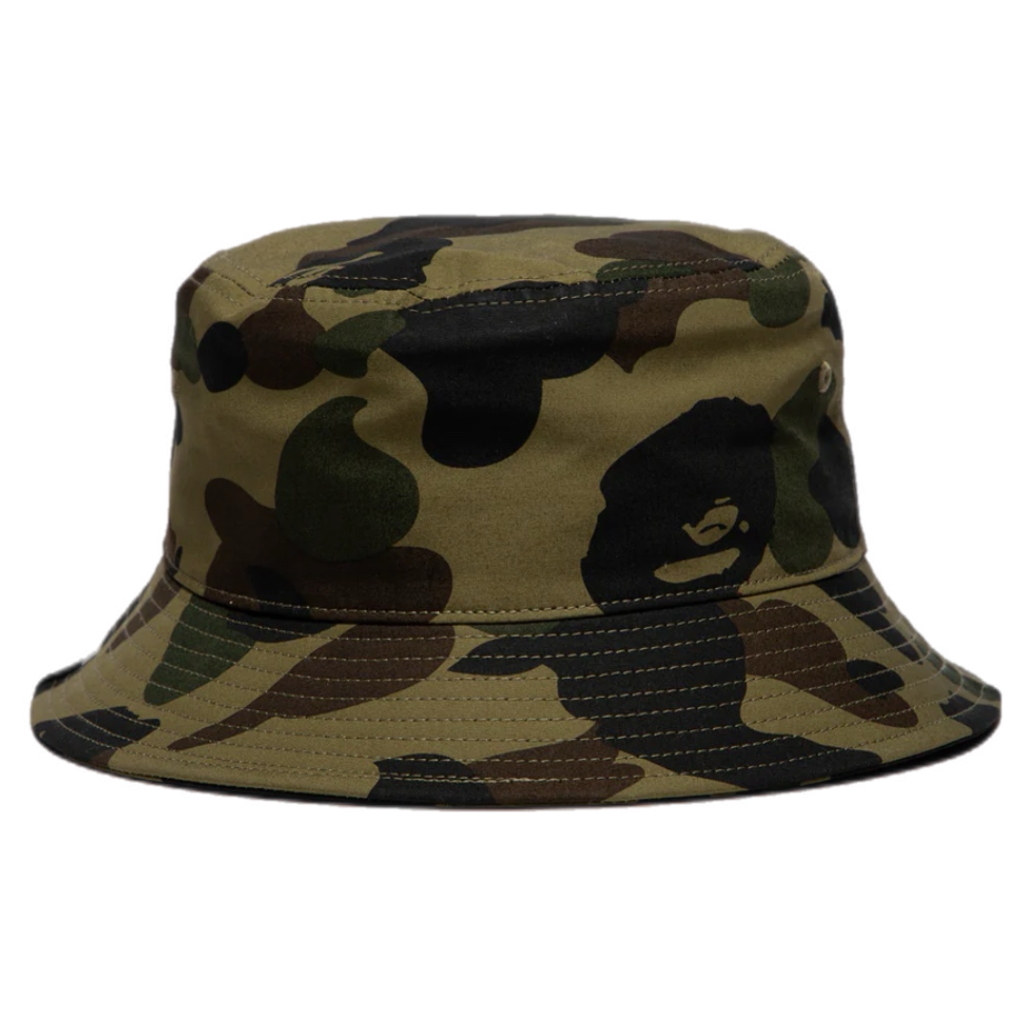 (M) Bape 1st Camo Bucket Hat Green