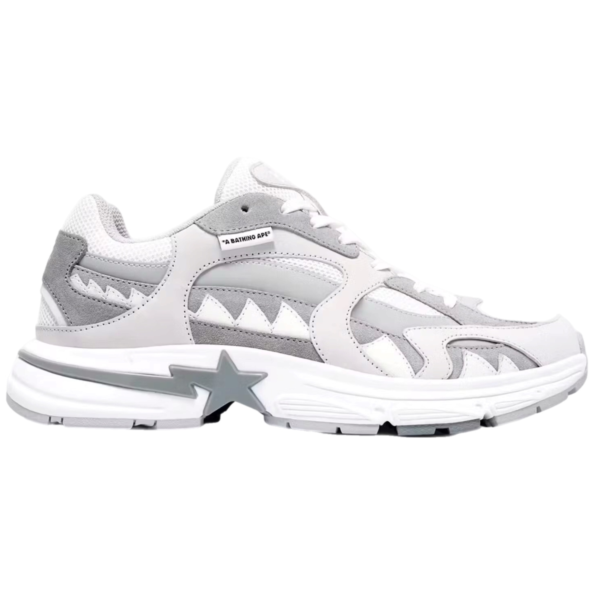 (40) A Bathing Ape Sharksta M2 White 2024