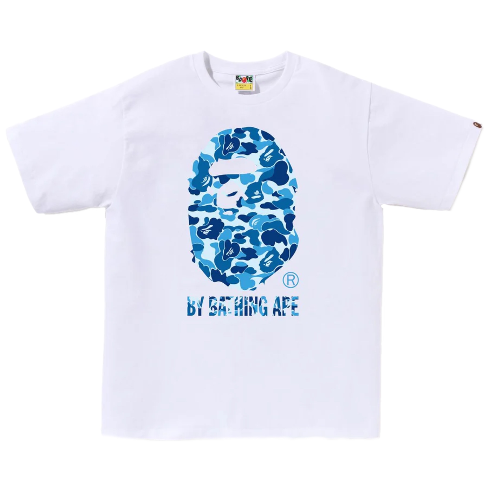 (XXL) Bape ABC Camo By Bathing Ape Tee White/Blue