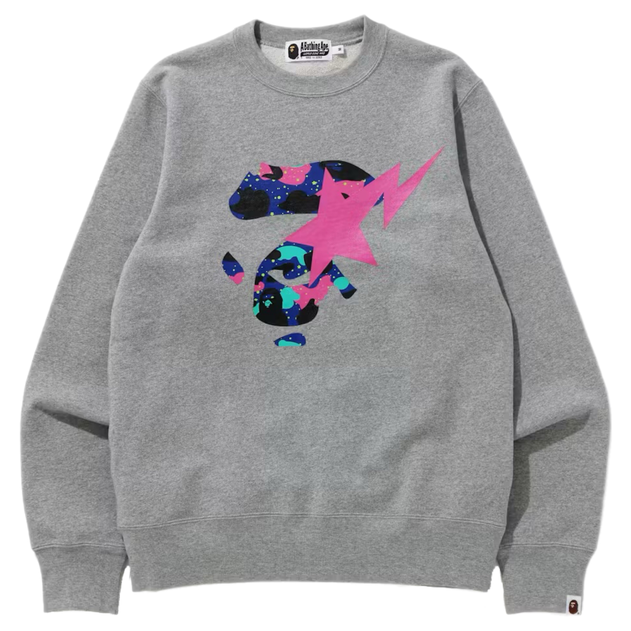 (S/L) Bape x Kid Cudi Crewneck Gray 2021