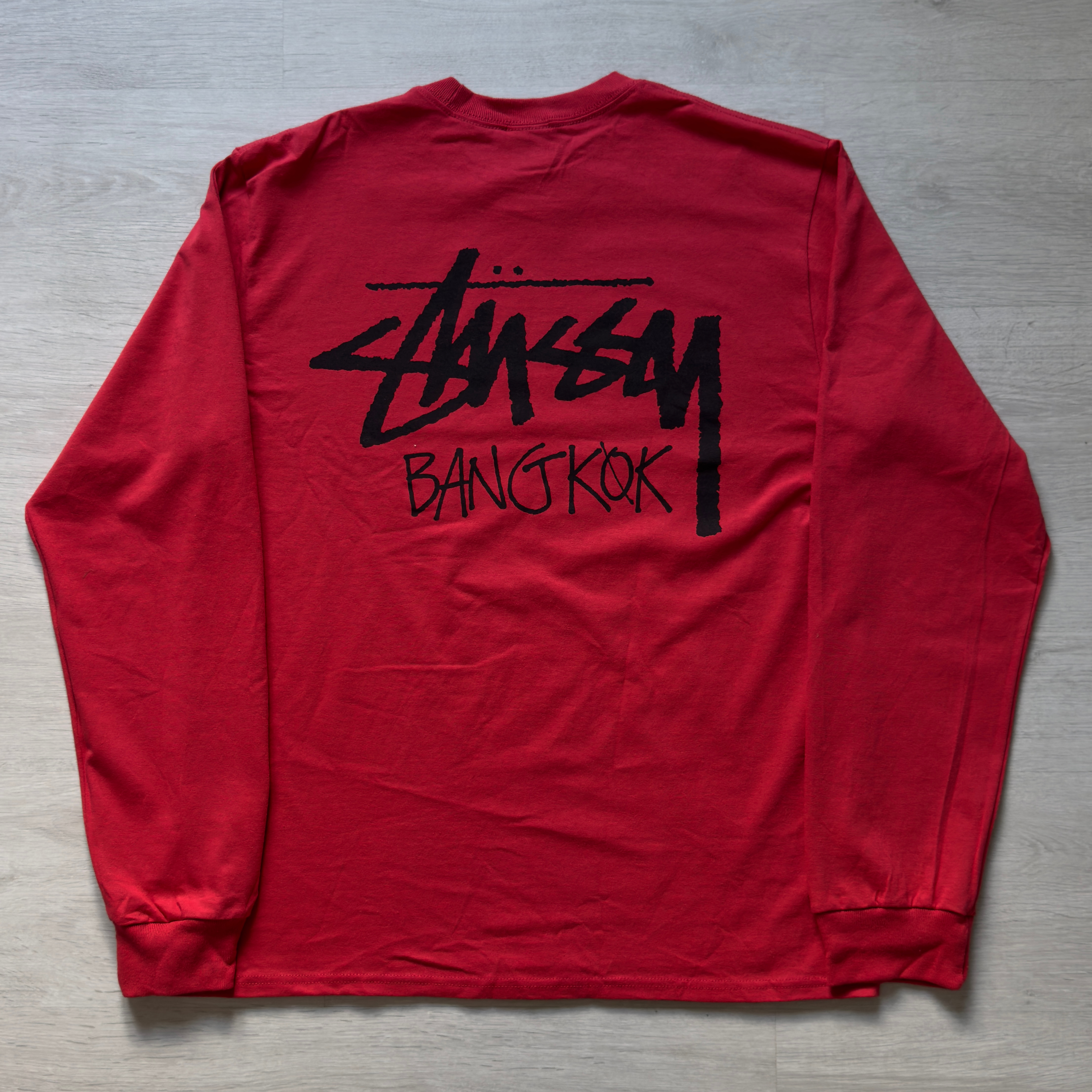 (L) Stussy Exclusive Bangkok Chapter L/S Tee Red