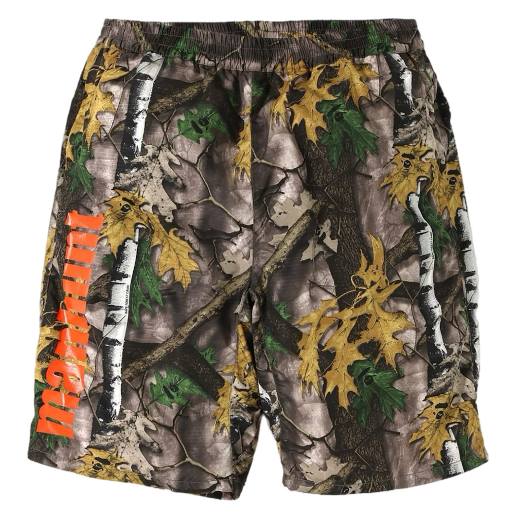 (S) Bape Forest Camo Track Shorts Beige 2019