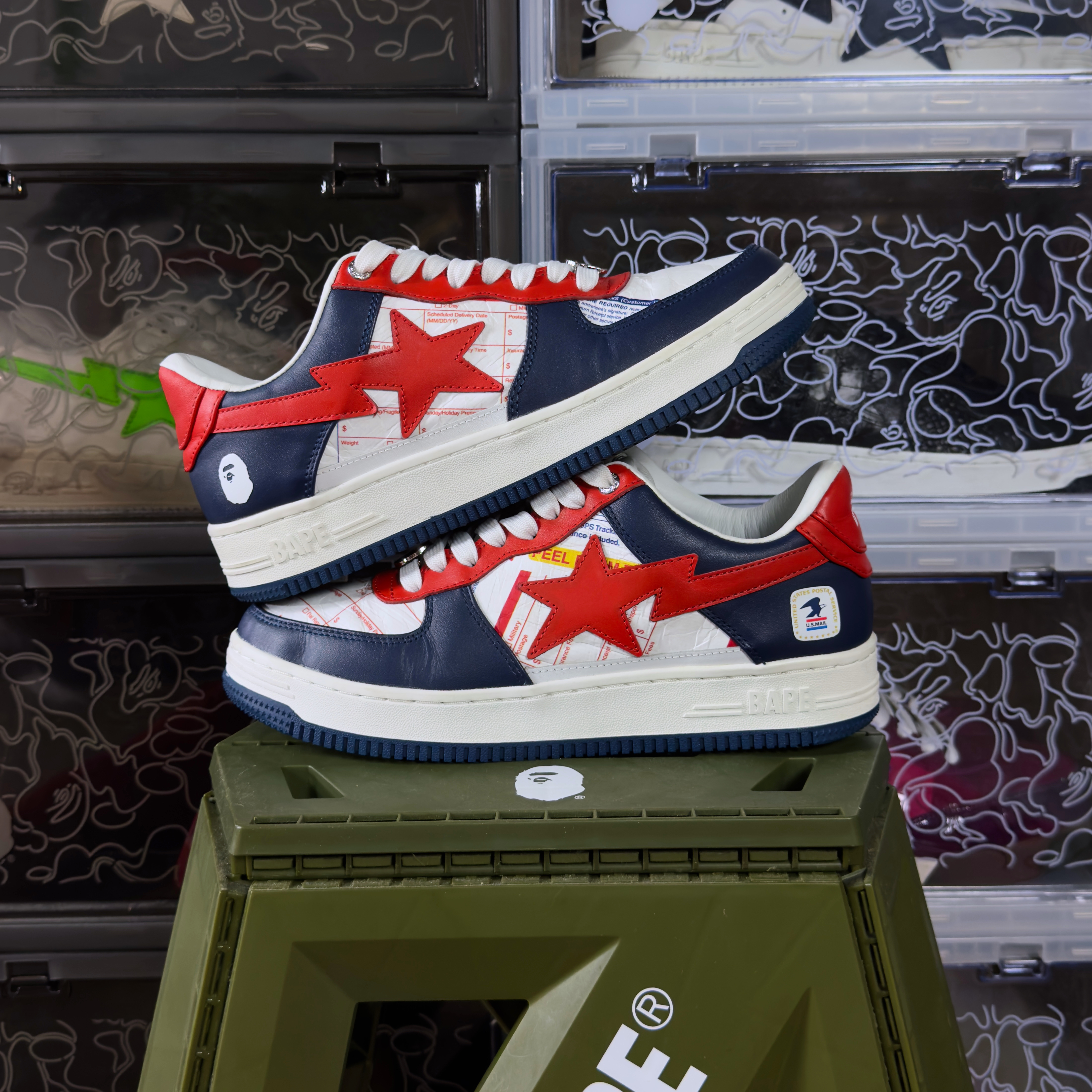 (42) A Bathing Ape Bapesta USPS 2022
