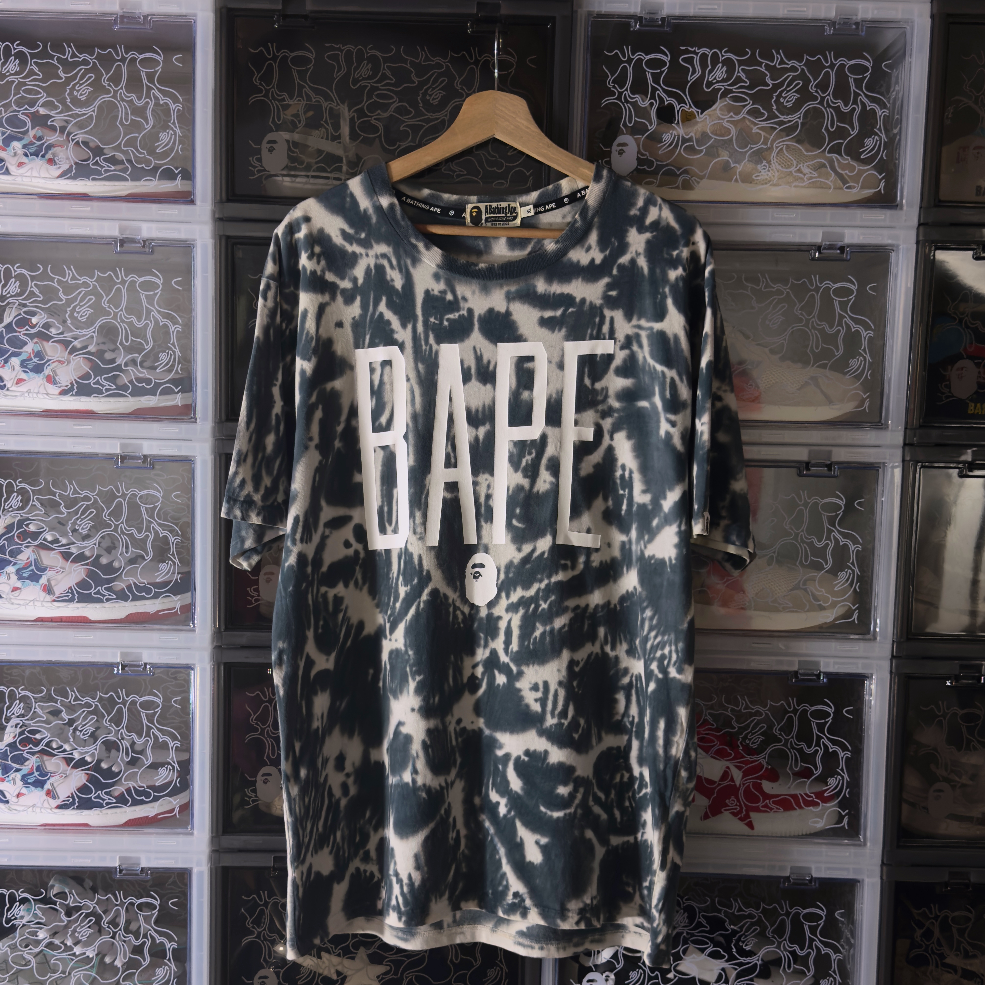 (XL) Bape Tie Dye Tee Black 2019