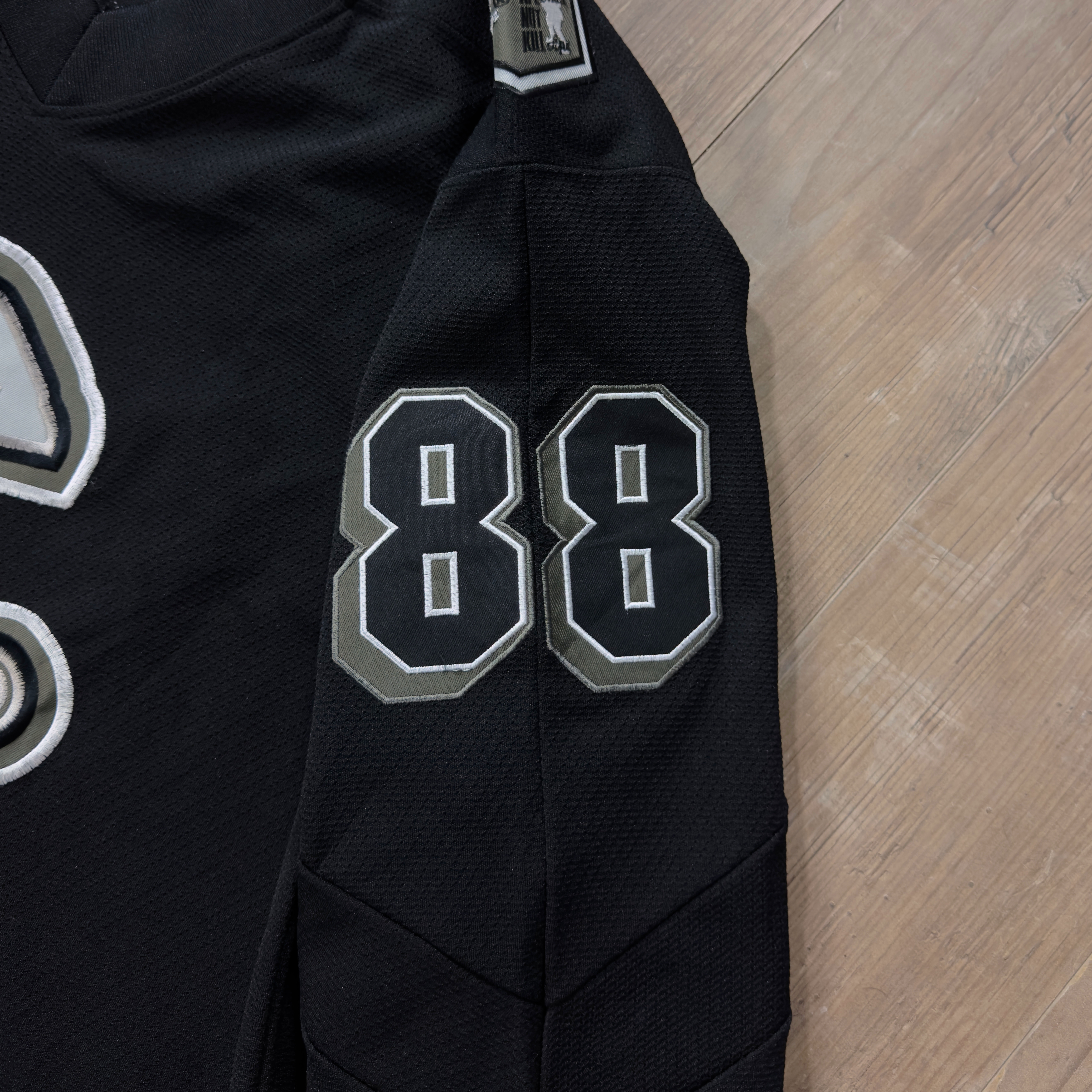 (L) Bape Angry Ape Head Hockey Jersey Black