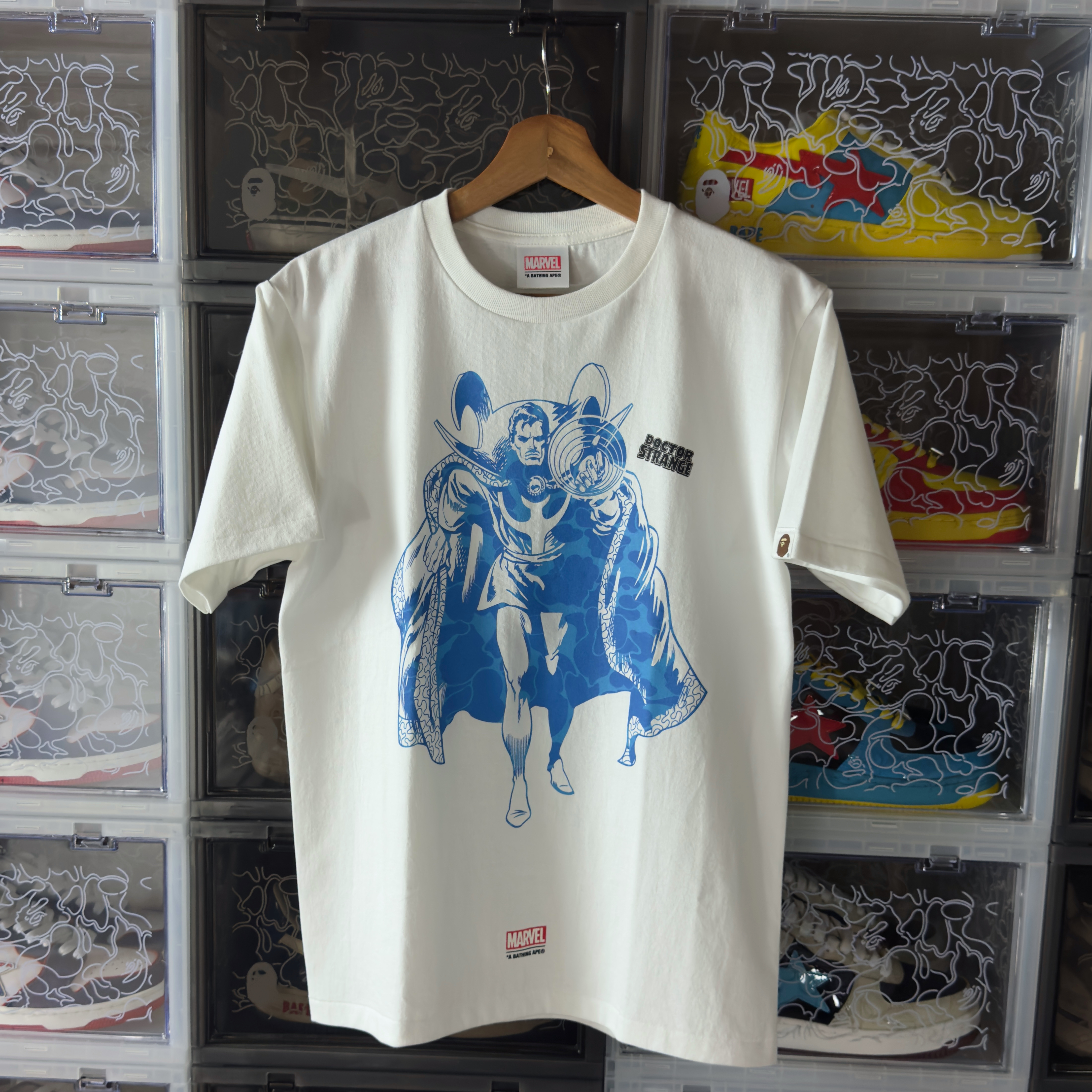 (S) Bape x Marvel Comics Dr. Strange Tee White 2022