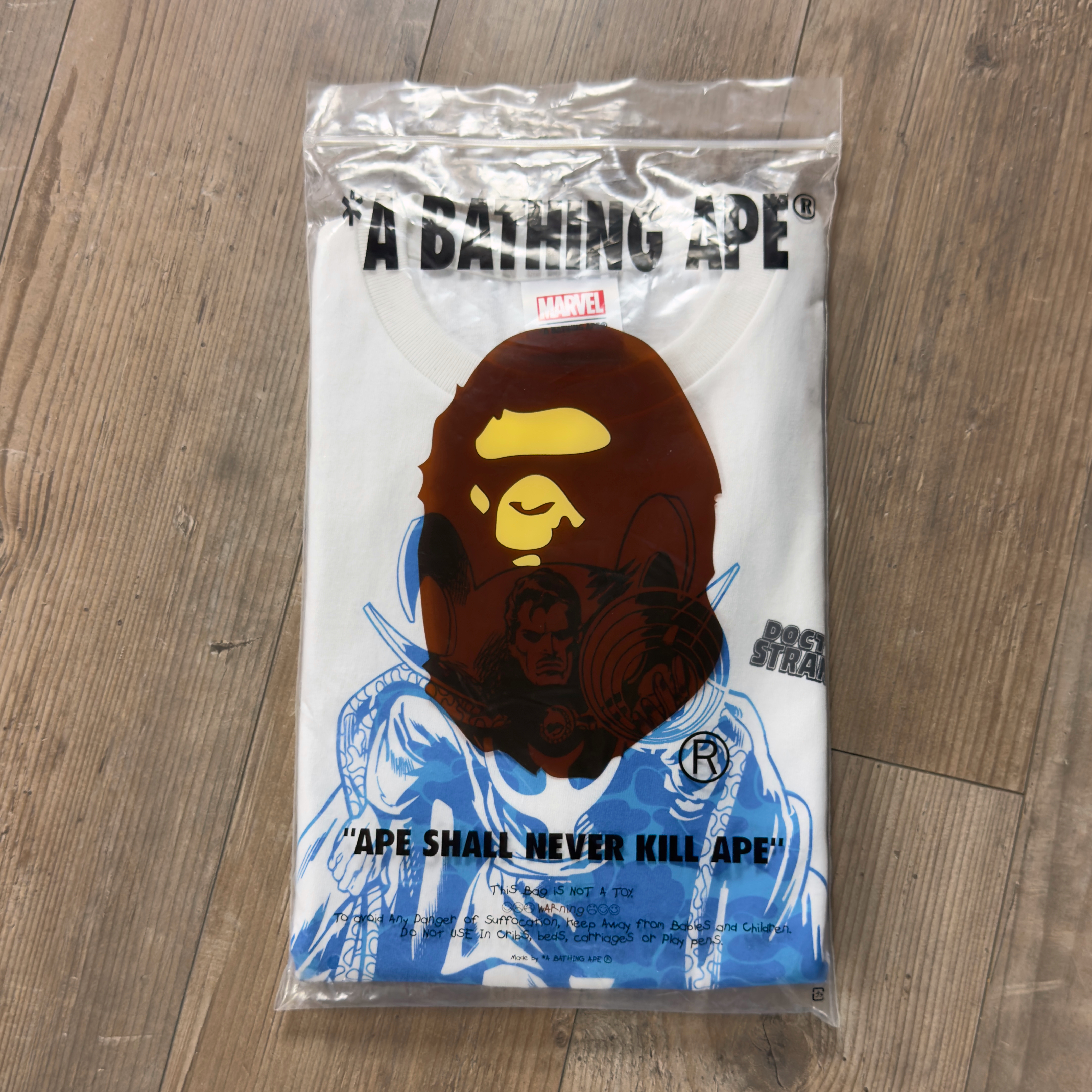 (S) Bape x Marvel Comics Dr. Strange Tee White 2022