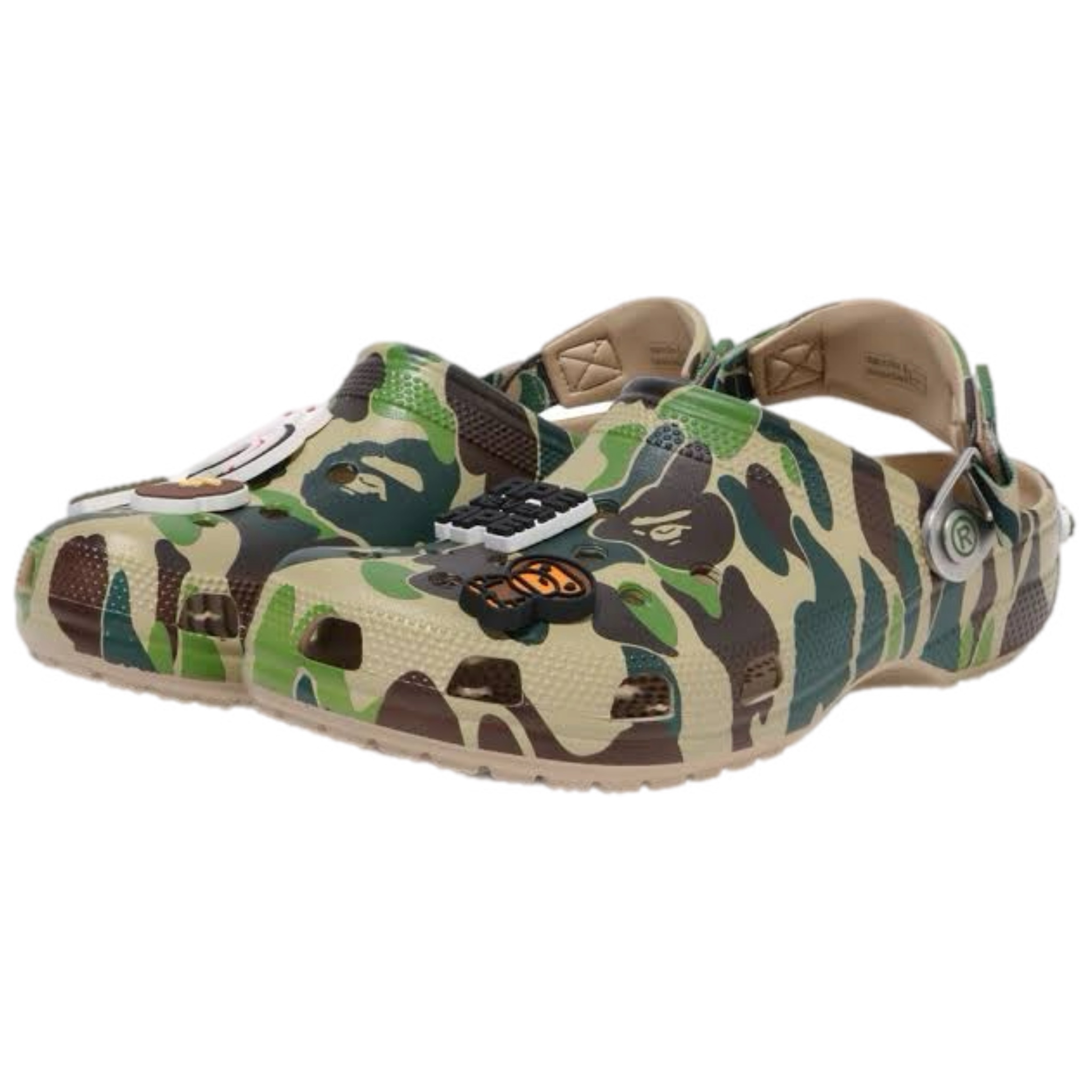 (42/43) Crocs x A Bathing Ape ABC Camo Green 2025
