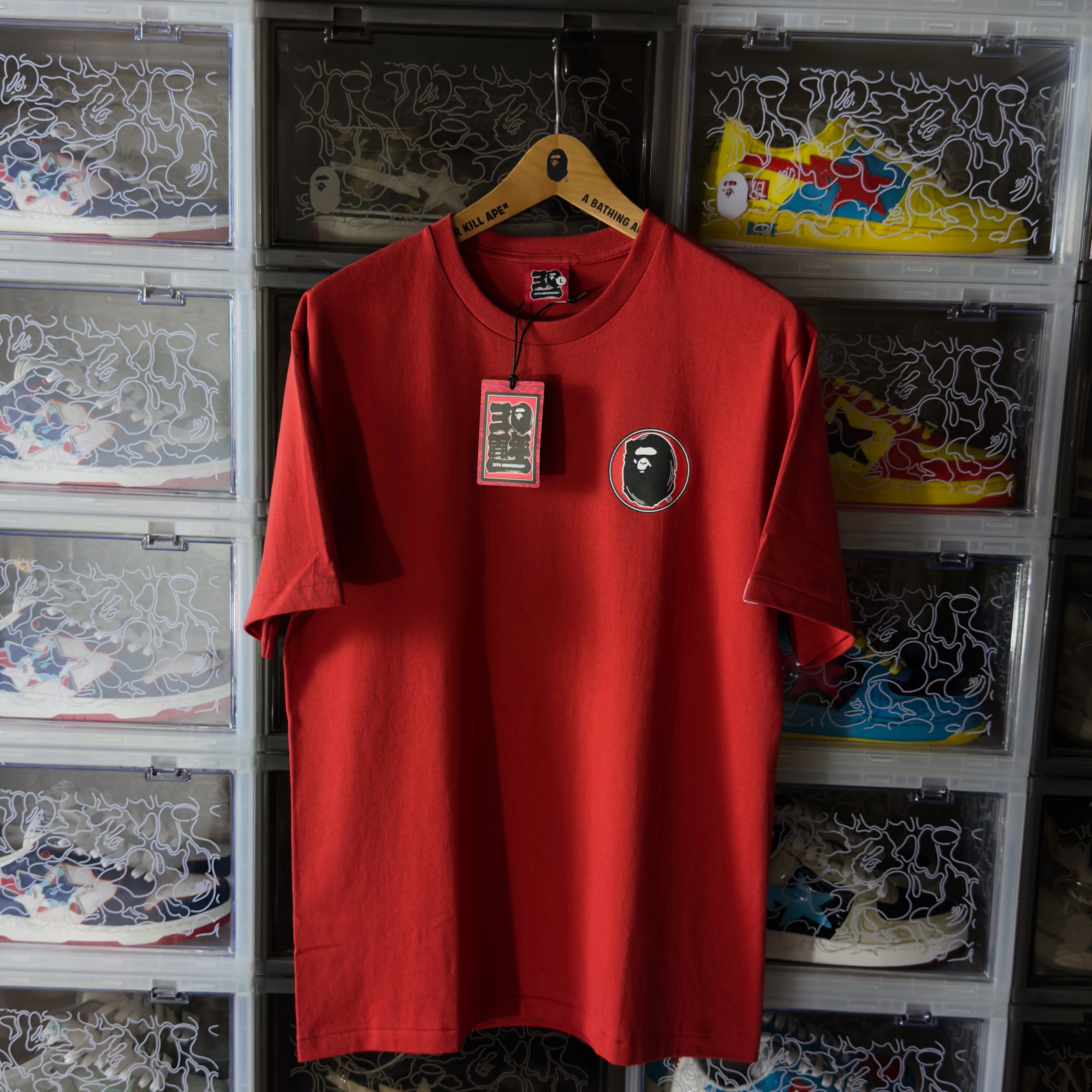 (XL) Bape 30th Anniversary III Tee Red 2023