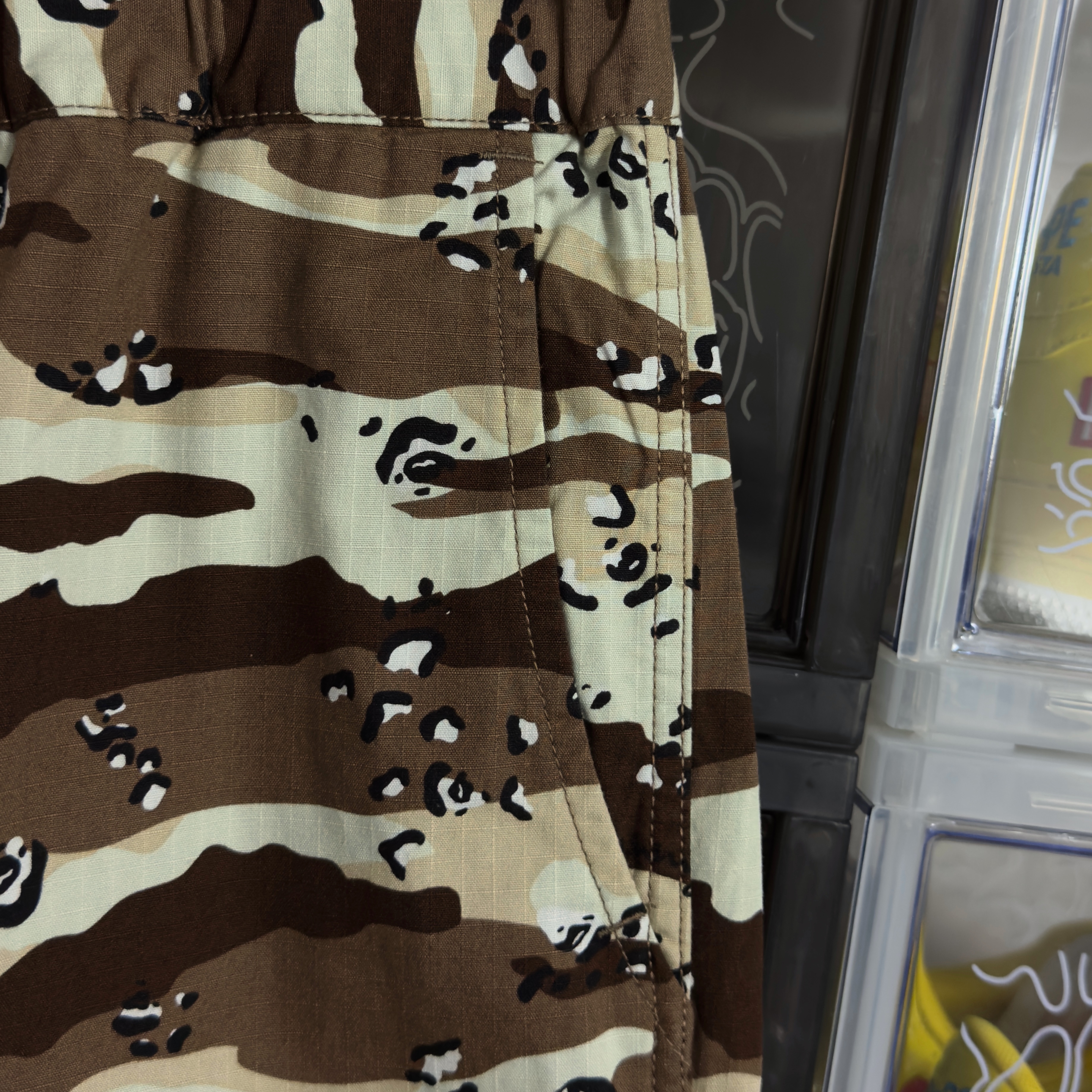 (S) Bape Desert Camo Relaxed Military Track Pants Beige 2021
