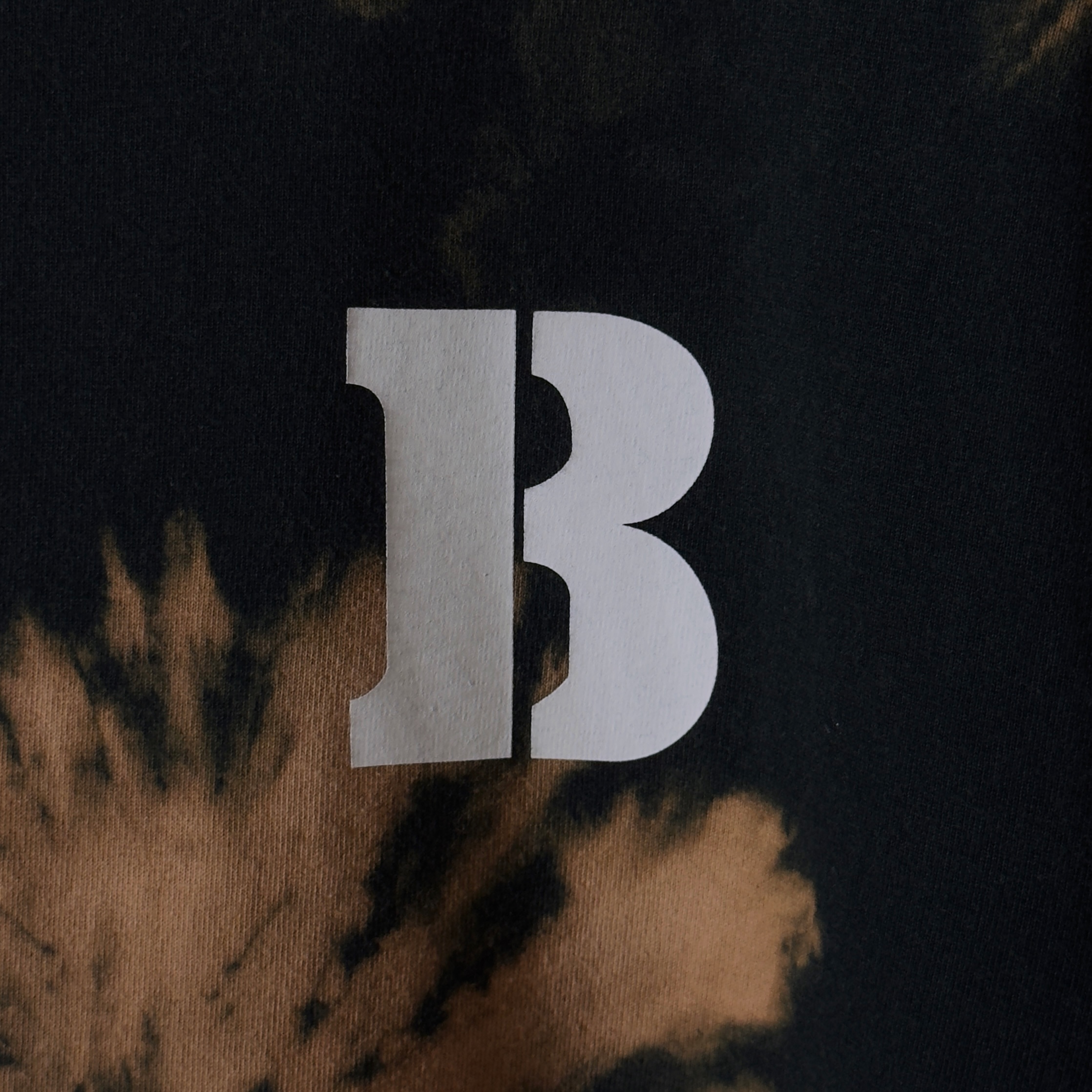 (M) Bape Custom Tie Dye Tee Black