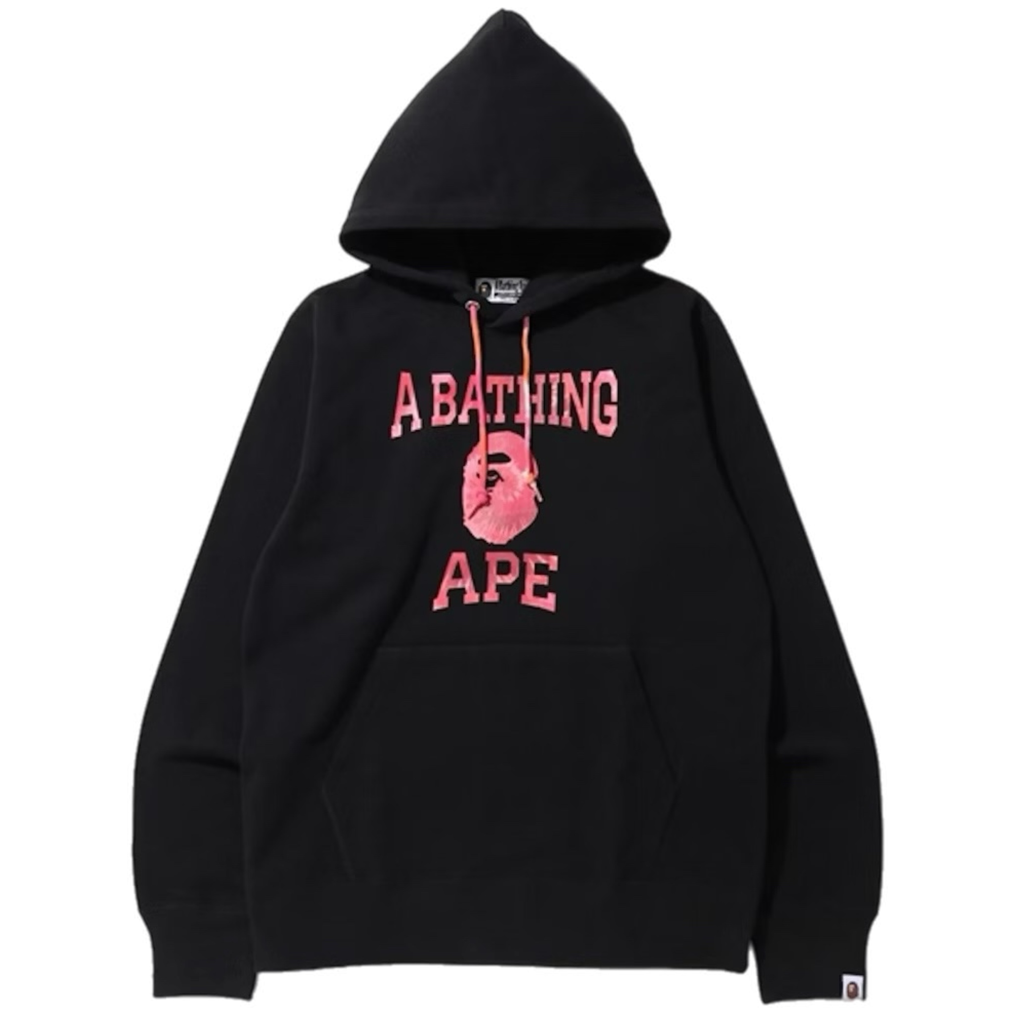 (S) Bape Tie Dye Hoodie Black/Red 2020