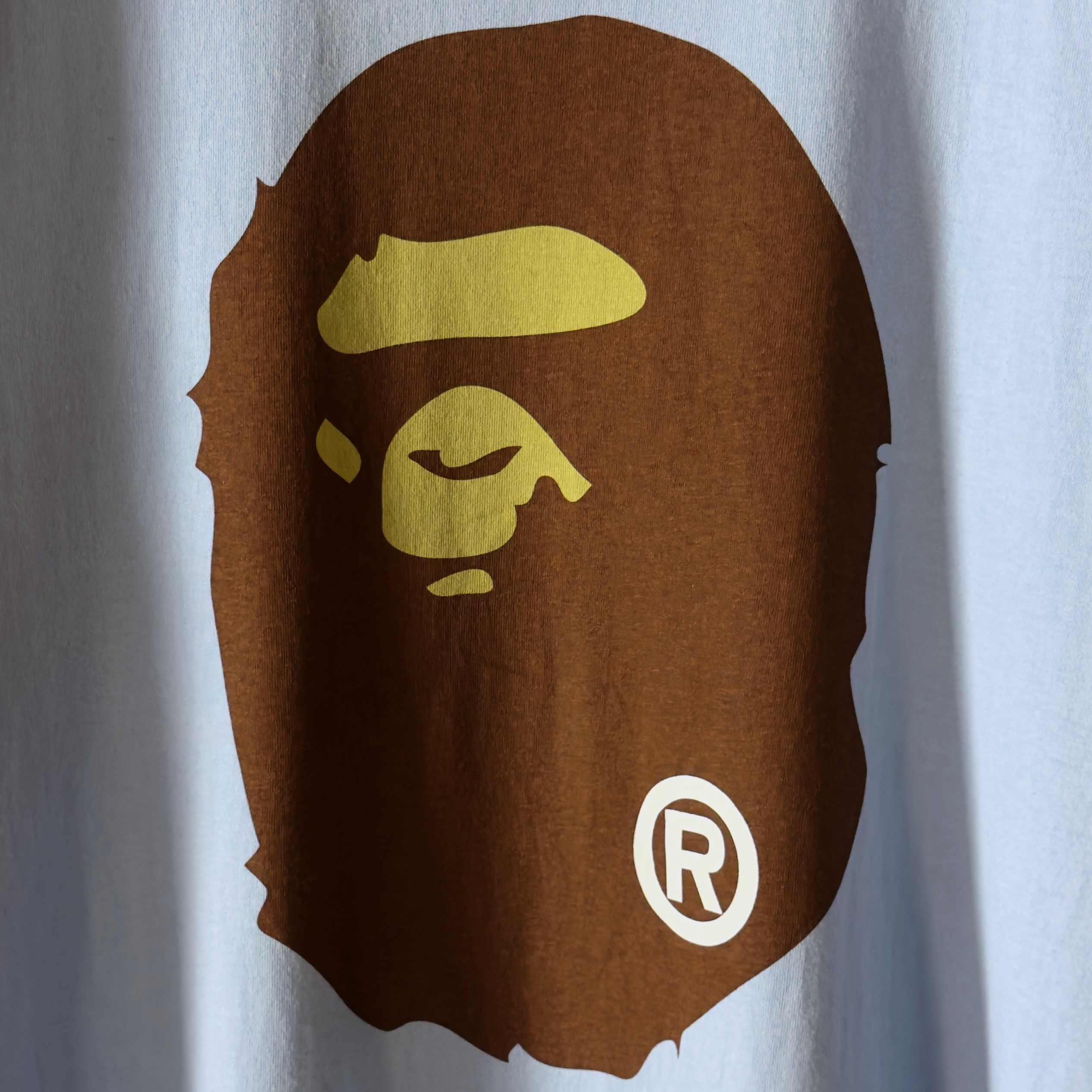 (XL) Bape Pigment Big Ape Head Tee Sax 2023