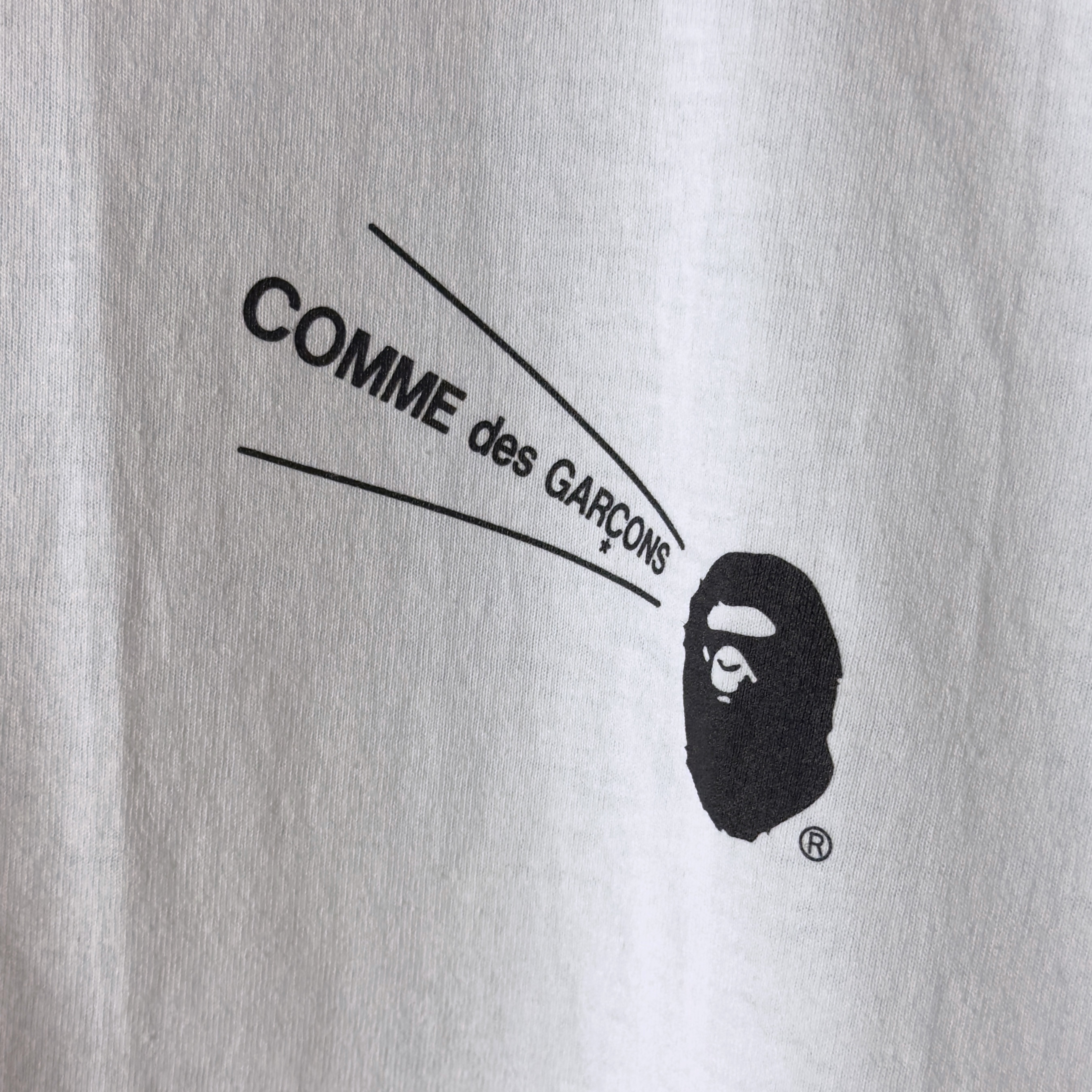 (S/M/L/XL) Bape x CDG Osaka Tee White 2020