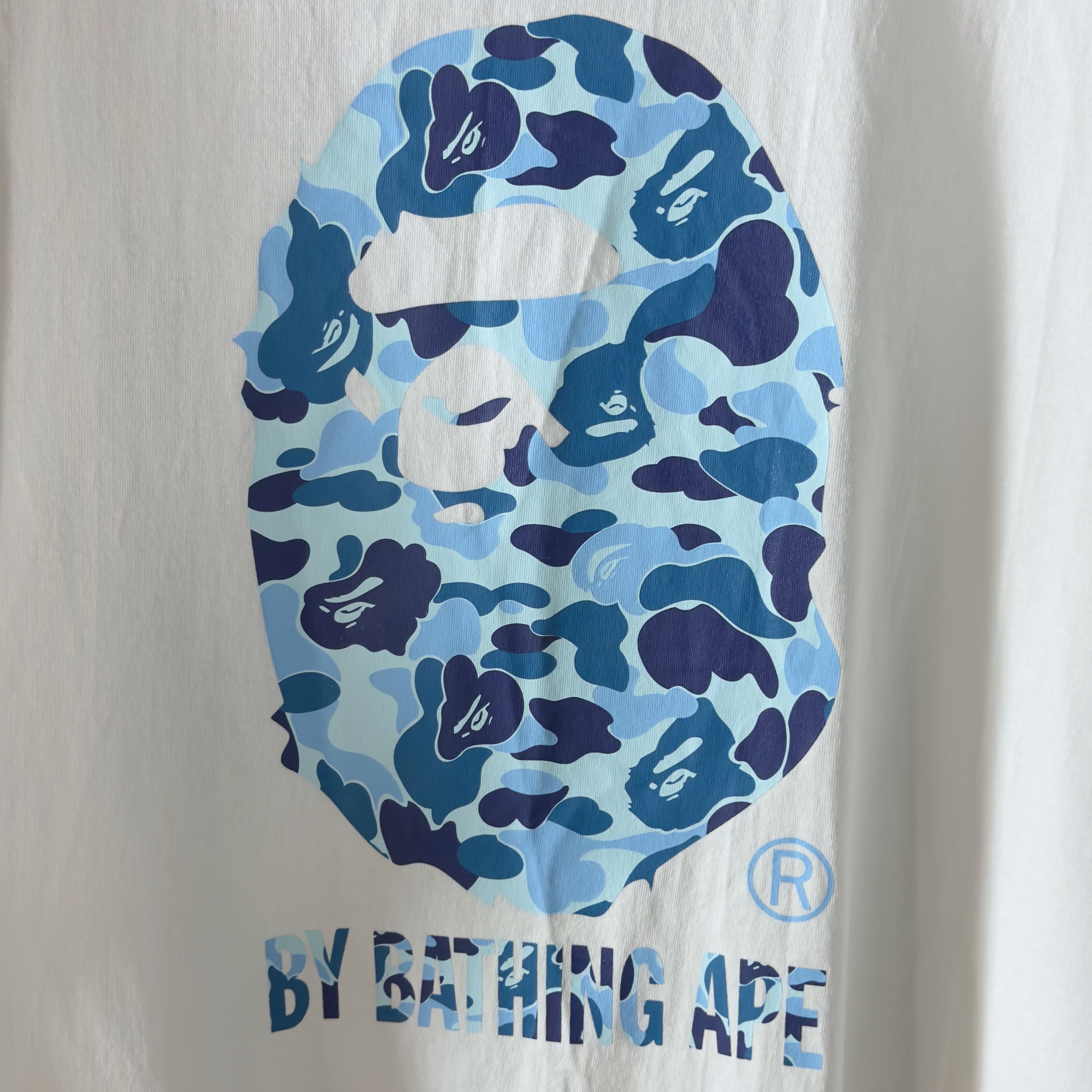 (XXL) Bape ABC Camo By Bathing Ape Tee White/Blue