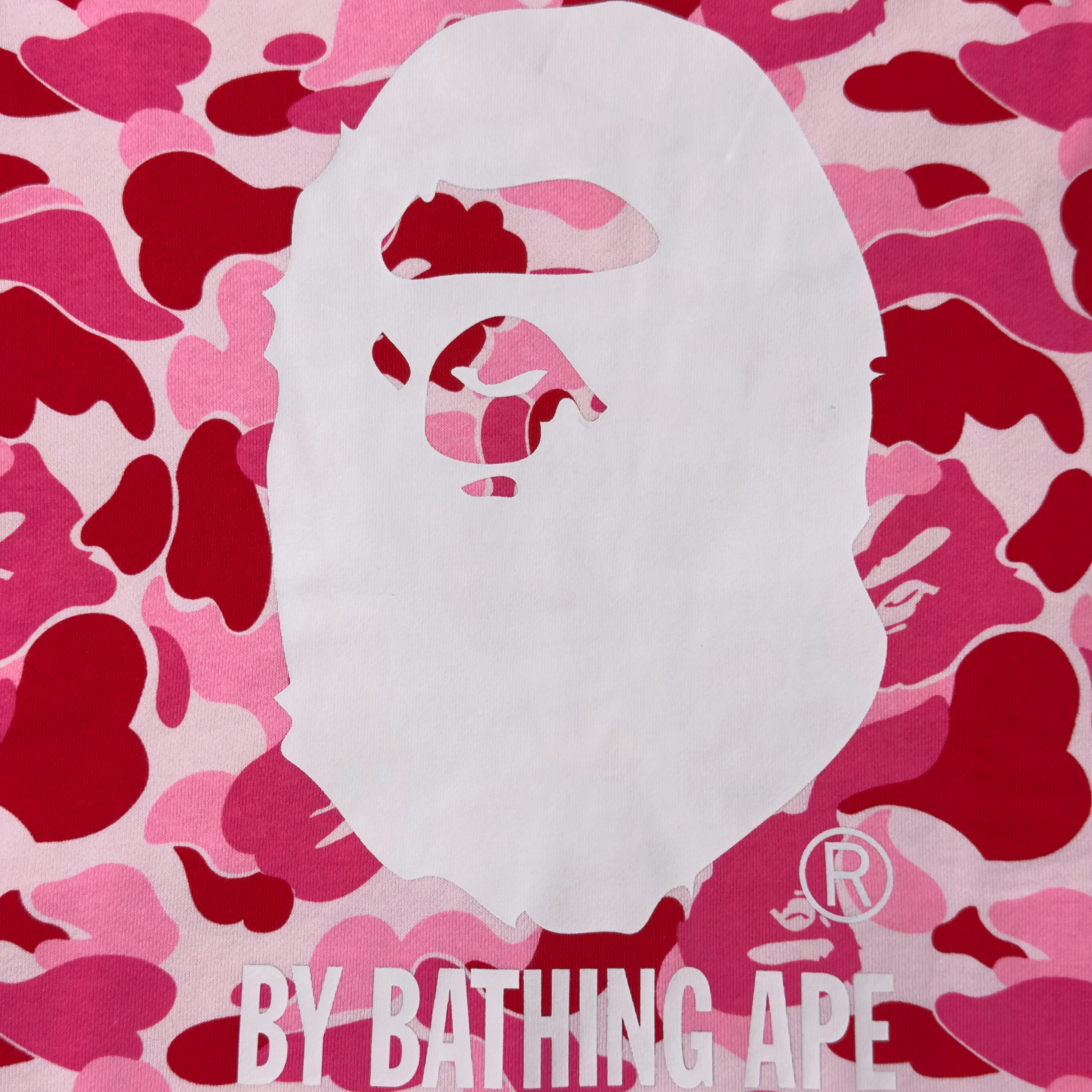 (L) Bape ABC Camo By Bathing Ape Crewneck Pink