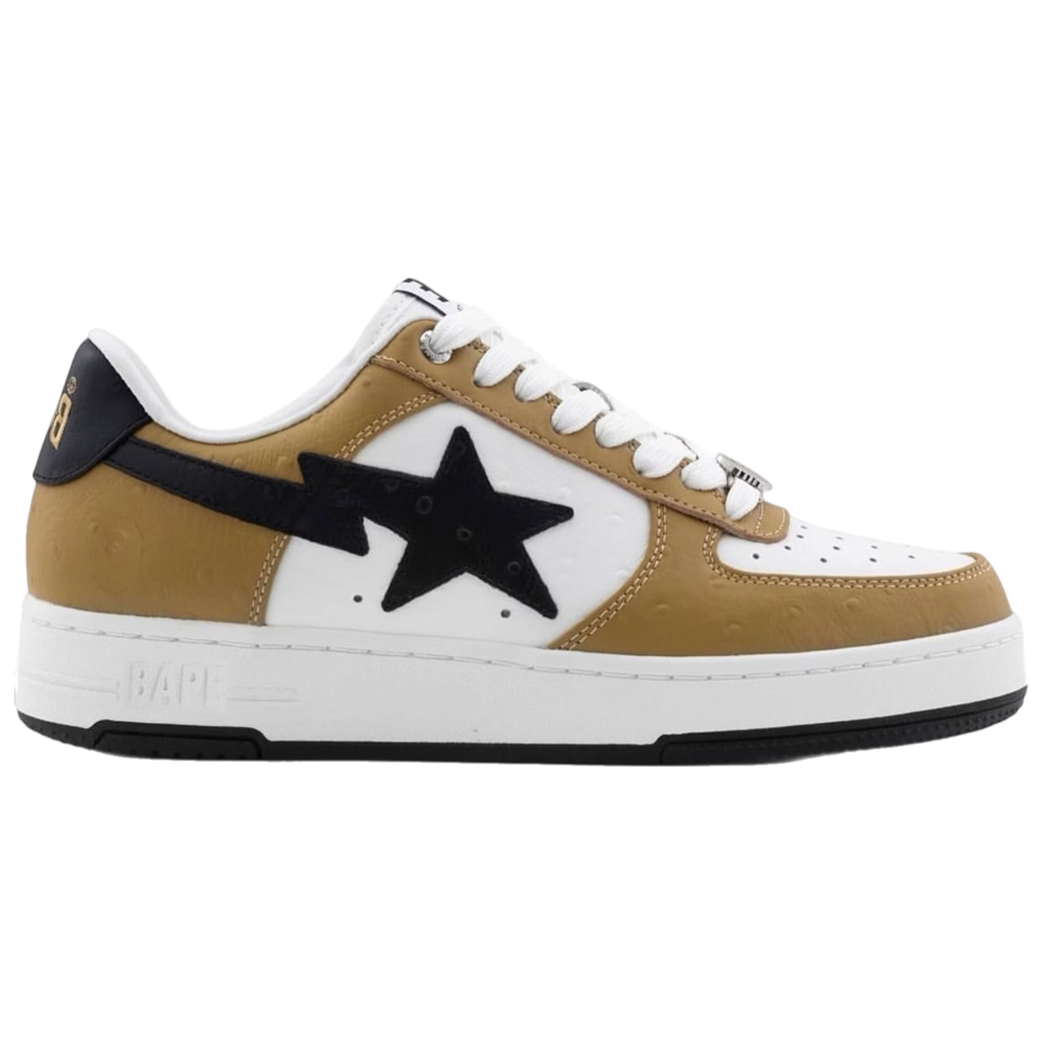 (45) A Bathing Ape Bapesta #3 Ostrich Brown 2025