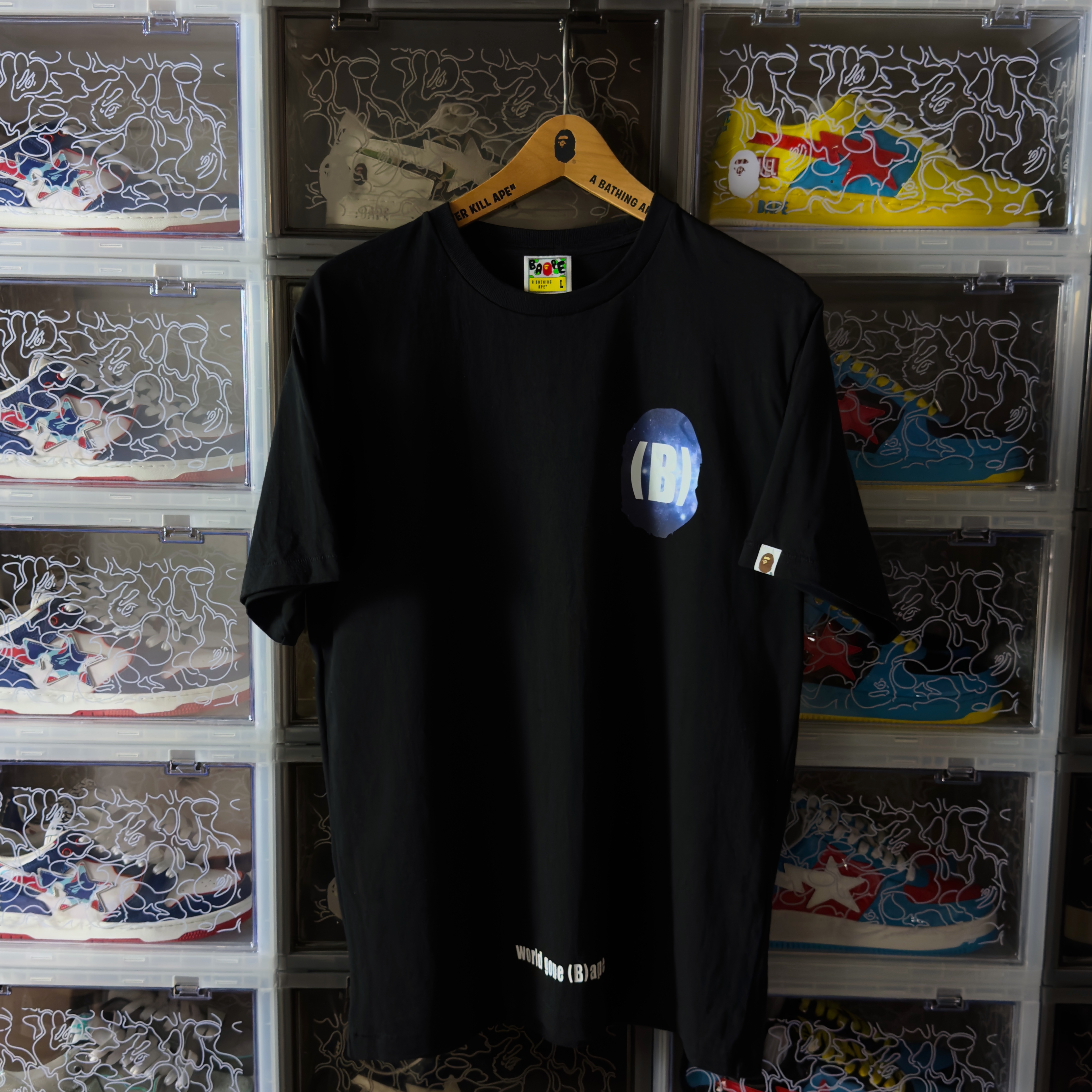 (L) Bape (B)apetaverse NFT Tee #3795 Black 2022