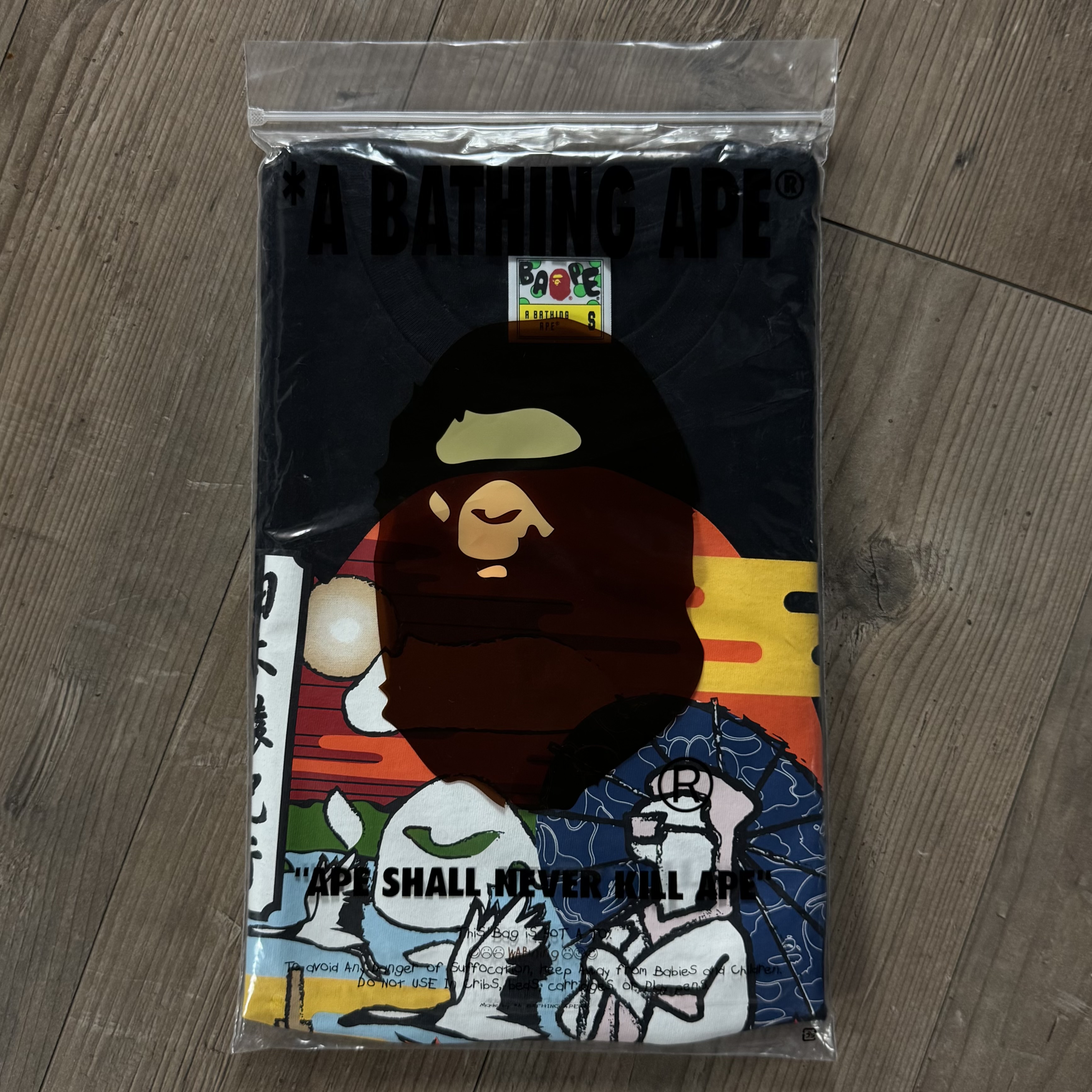 (M) Bape Japan Culture Ape Head Tee Black 2023