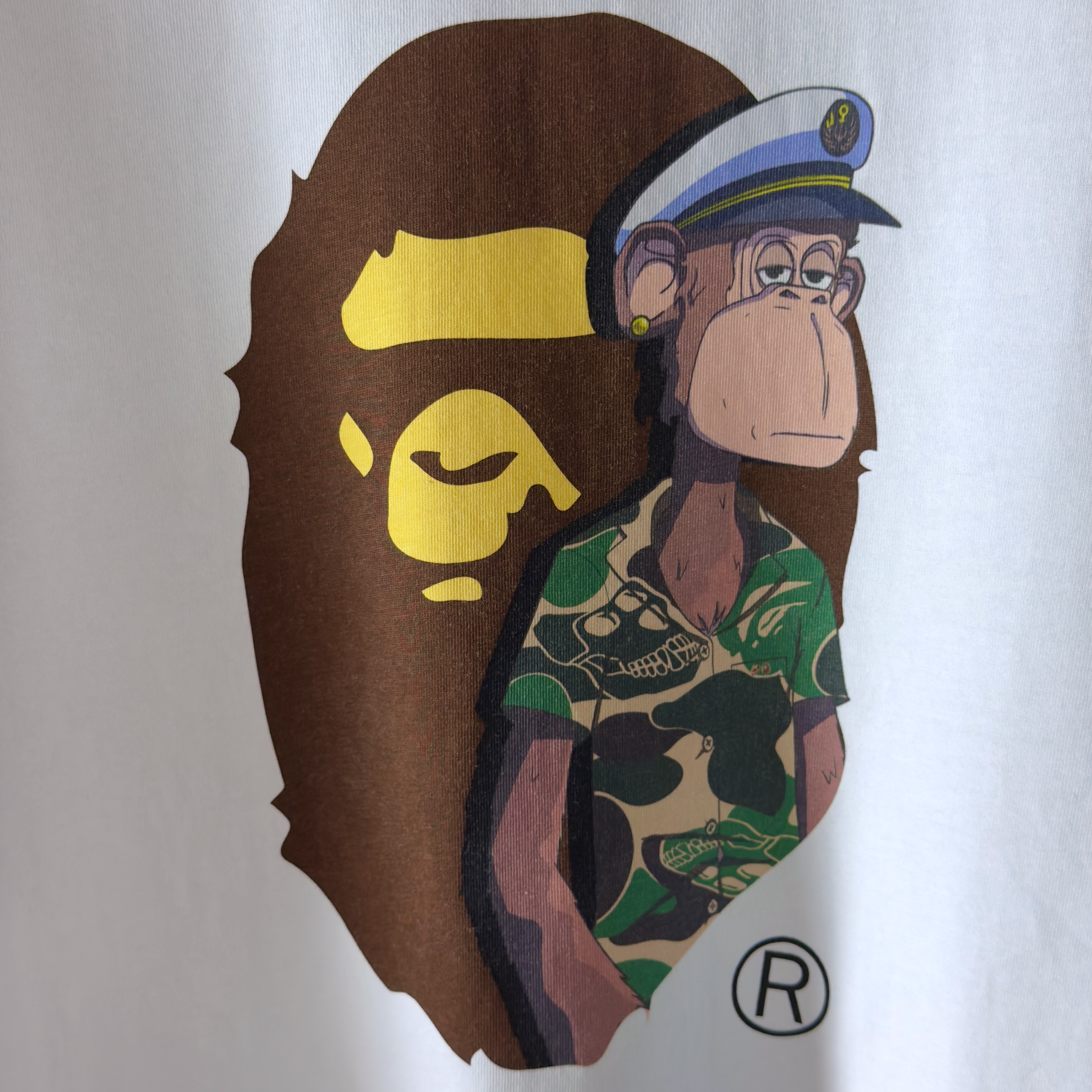 (S) Bape x BAYC Curtis Tee White 2023