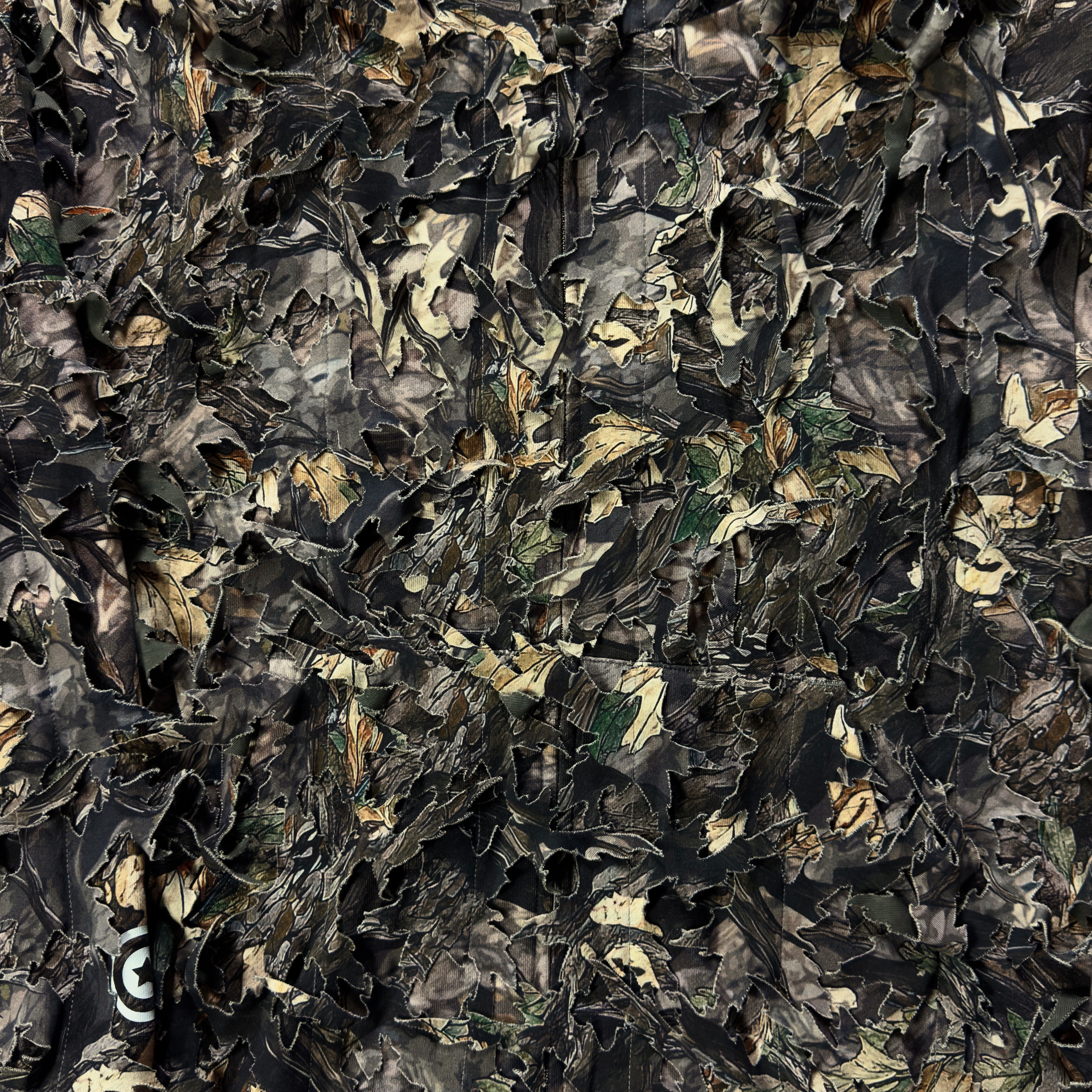 (XL) Bape Tree Edge Camo Laser Cut Cropped Shark Full Zip Hoodie 2025