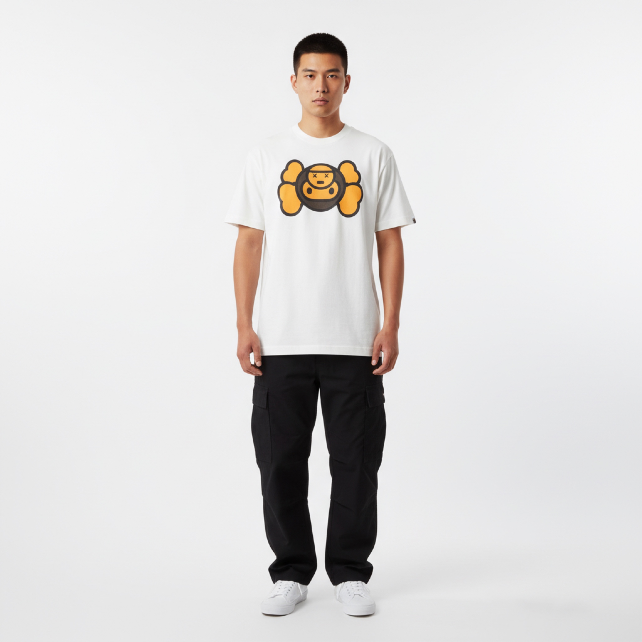 (L) Bape x Kaws Baby Milo Tee White 2005