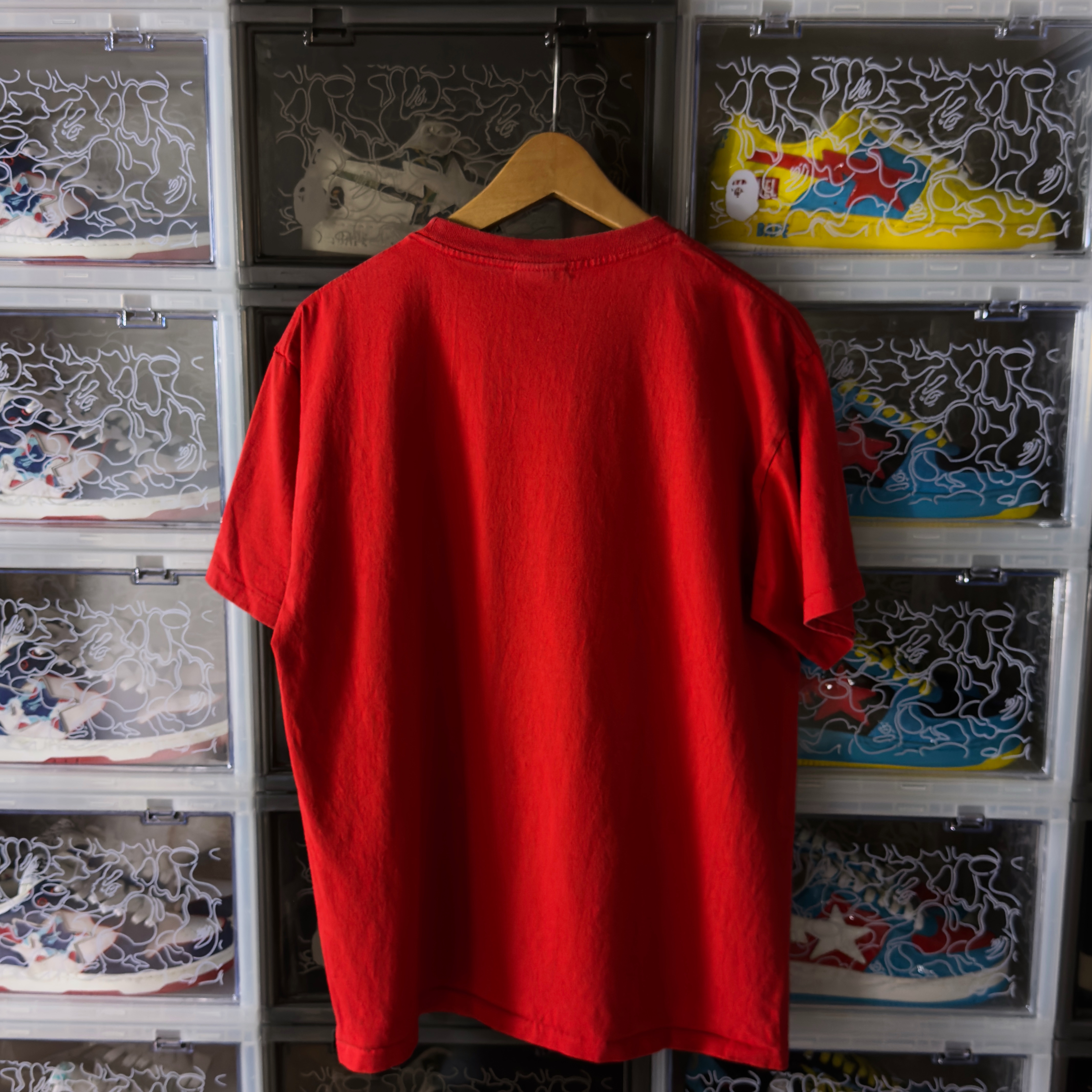 (L) Bape 1st Camo By Bathing Ape Tee Red/Green 2020