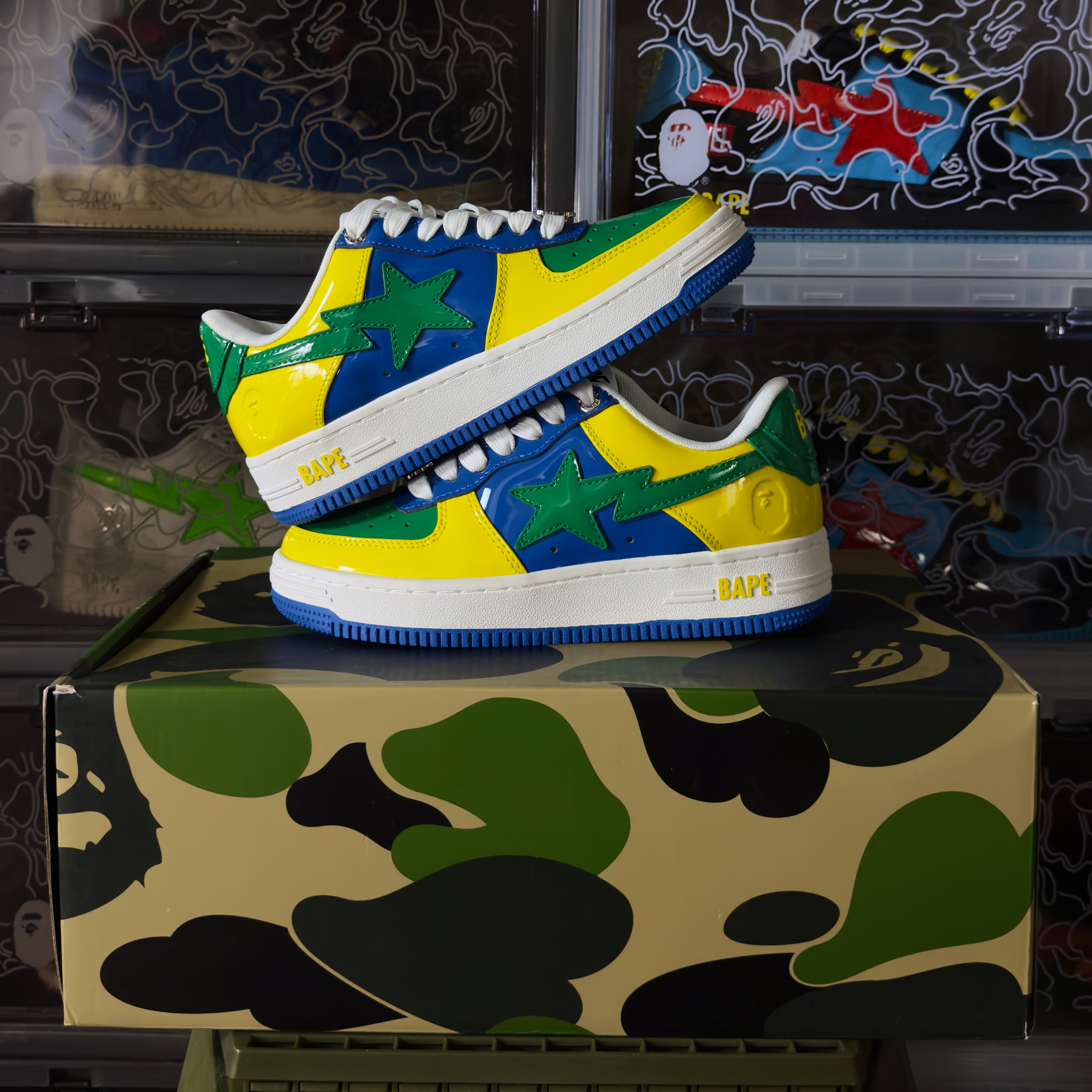 (36) A Bathing Ape Bapesta Brazil 2022
