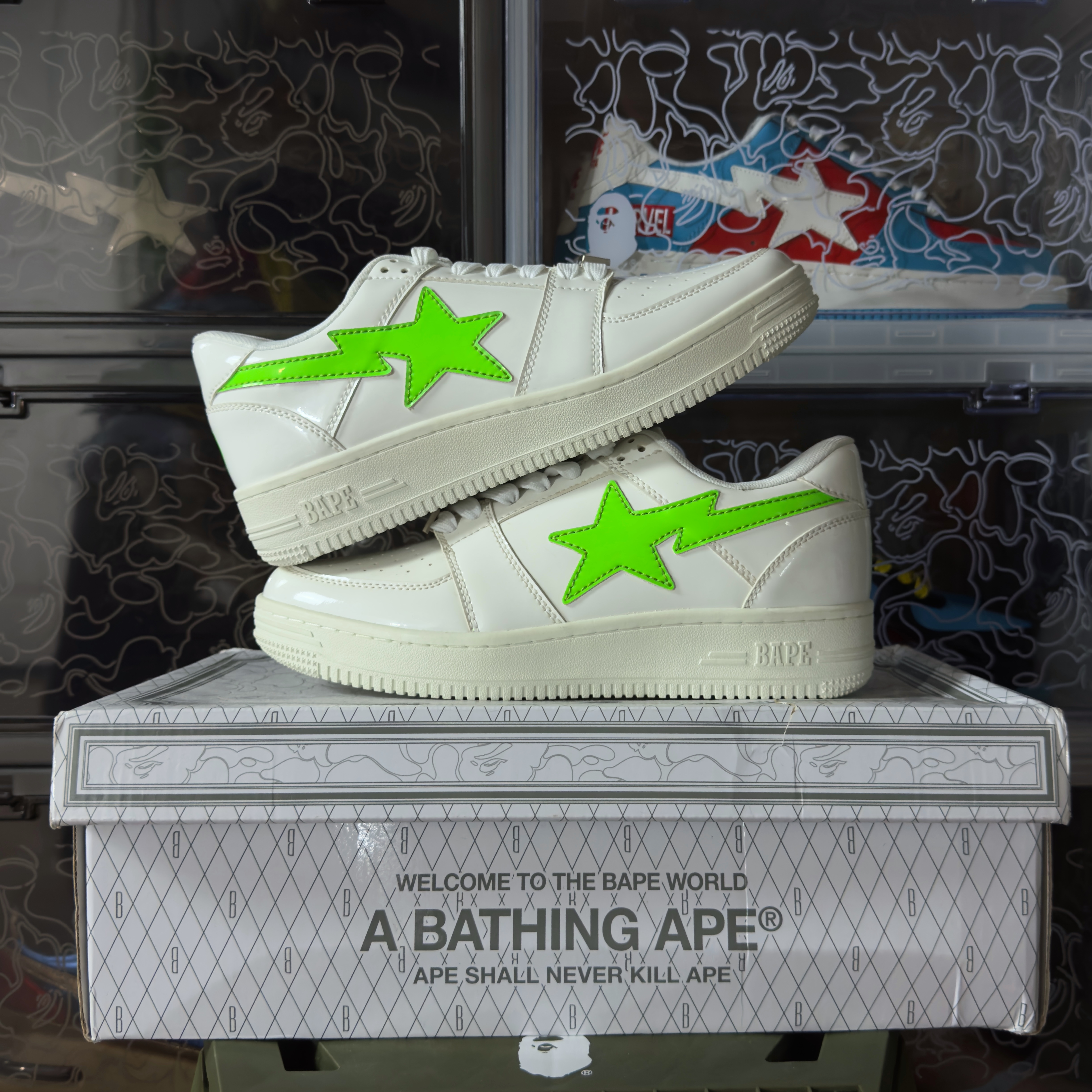 (42) A Bathing Ape Bapesta Weeknd XO 2020