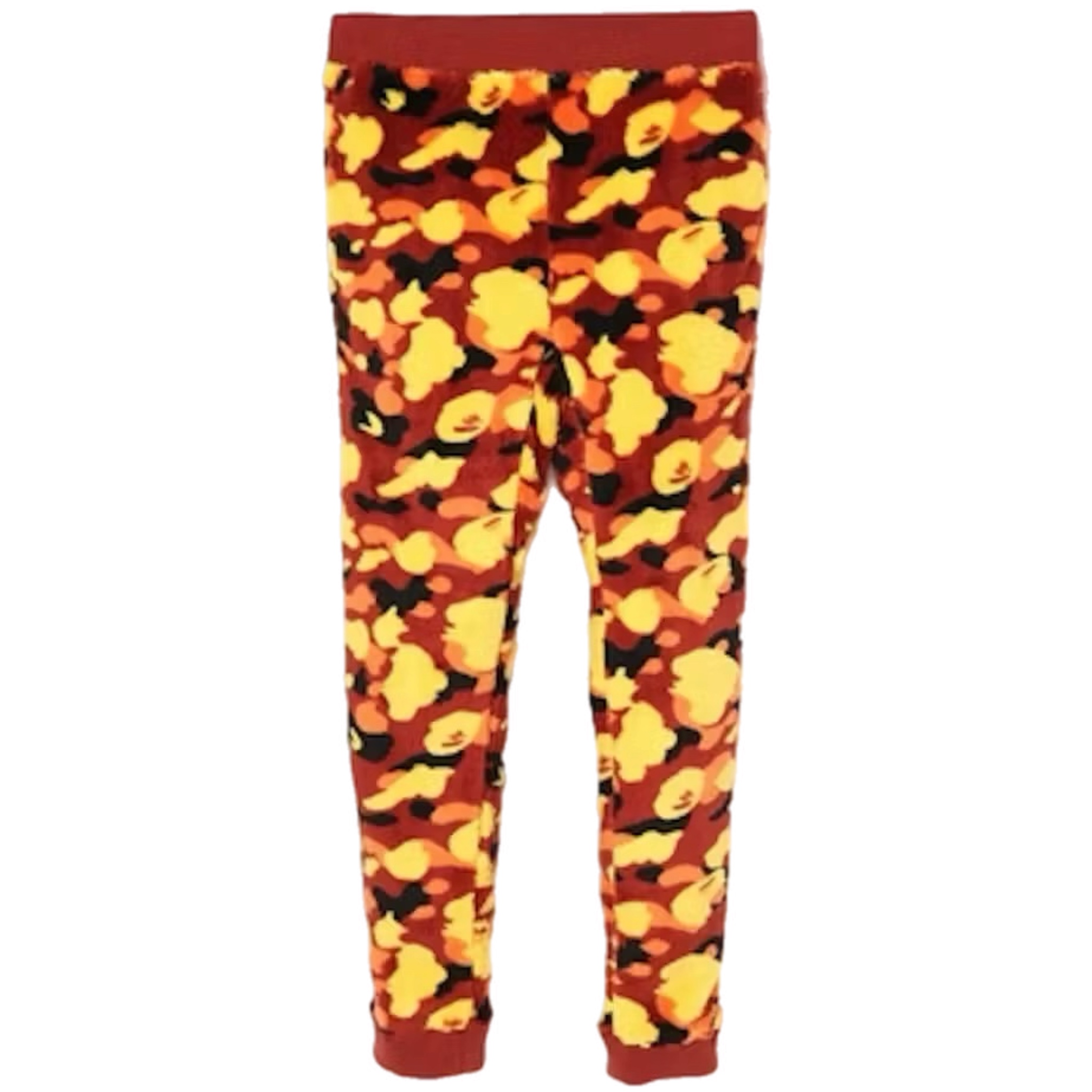 (L) Bape 1st Camo Boa Pants Orange 2018 