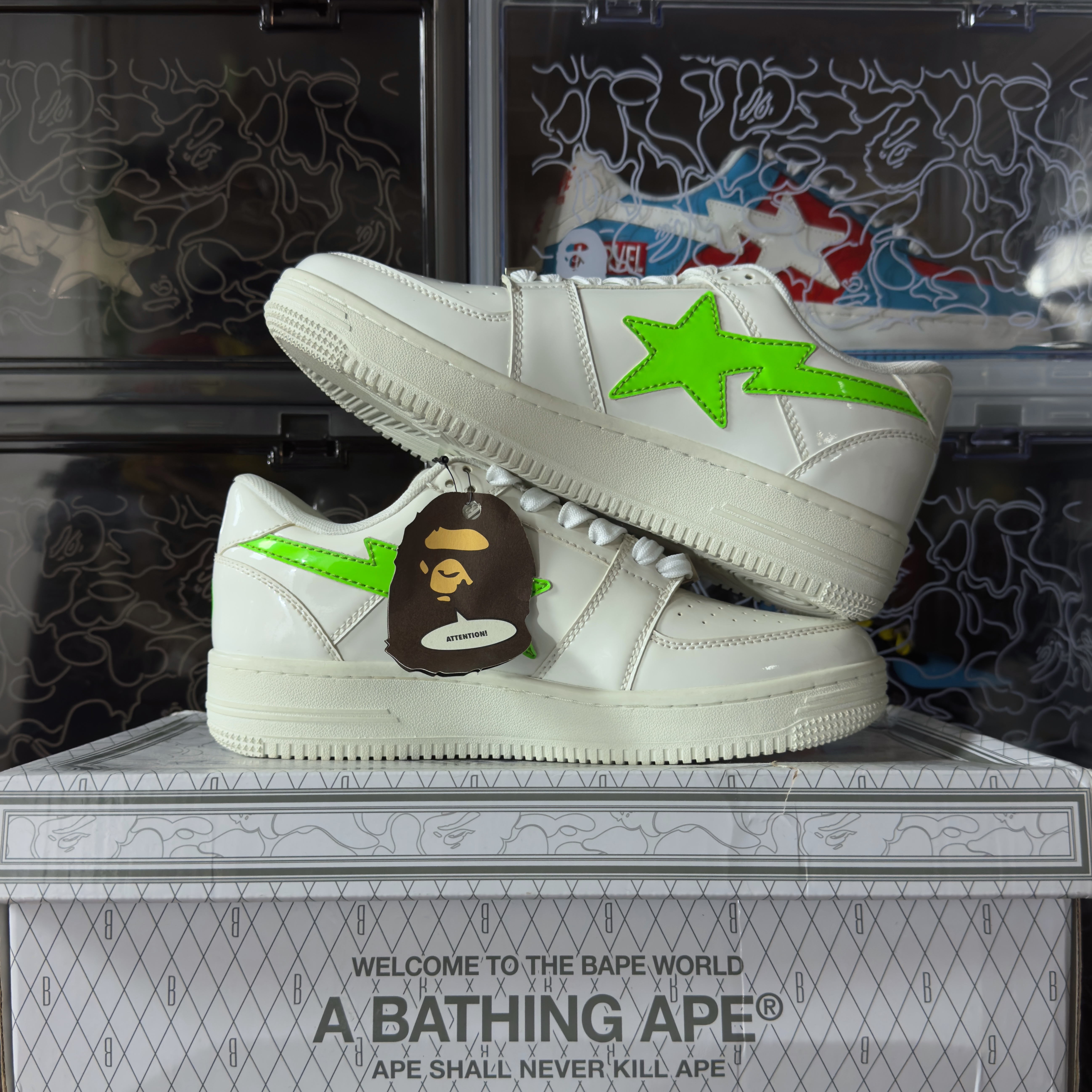 (42) A Bathing Ape Bapesta Weeknd XO 2020
