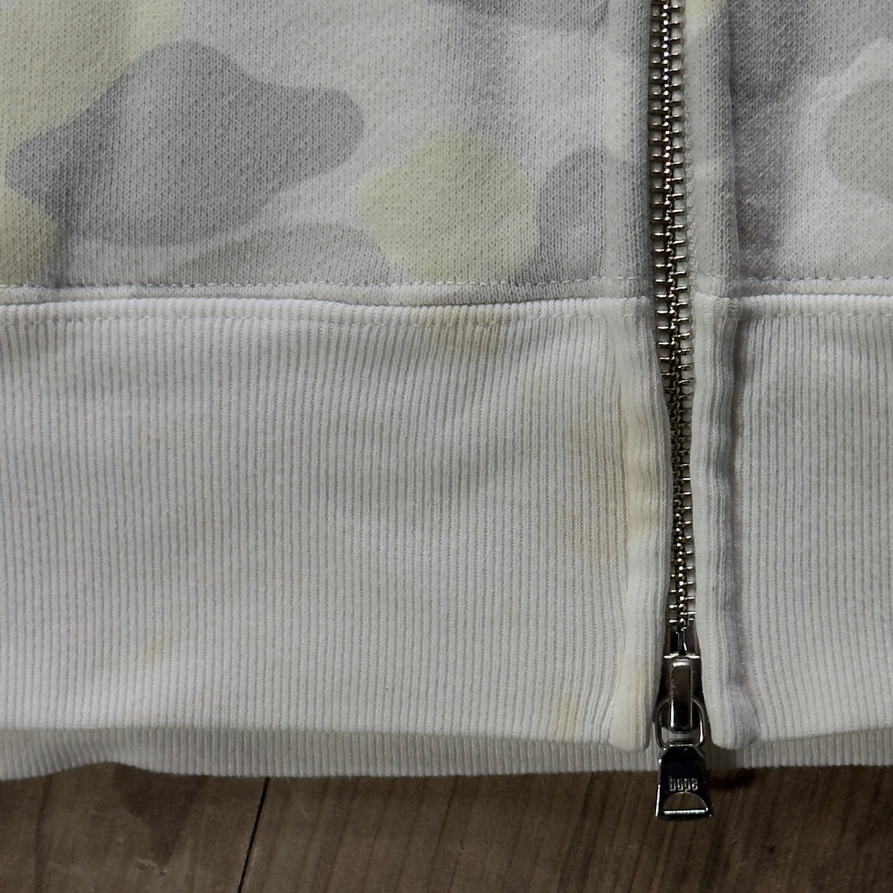 (L) Bape City Camo Shark Full Zip Hoodie White/Black