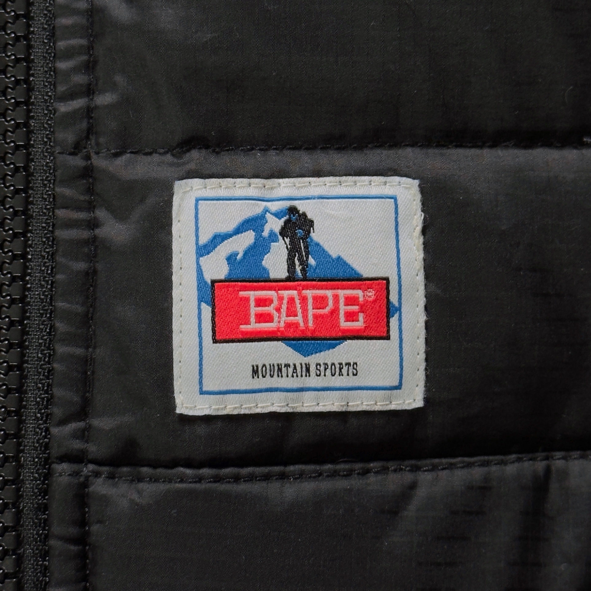 (S) Bape Mountain Sports Puffer Jacket Black