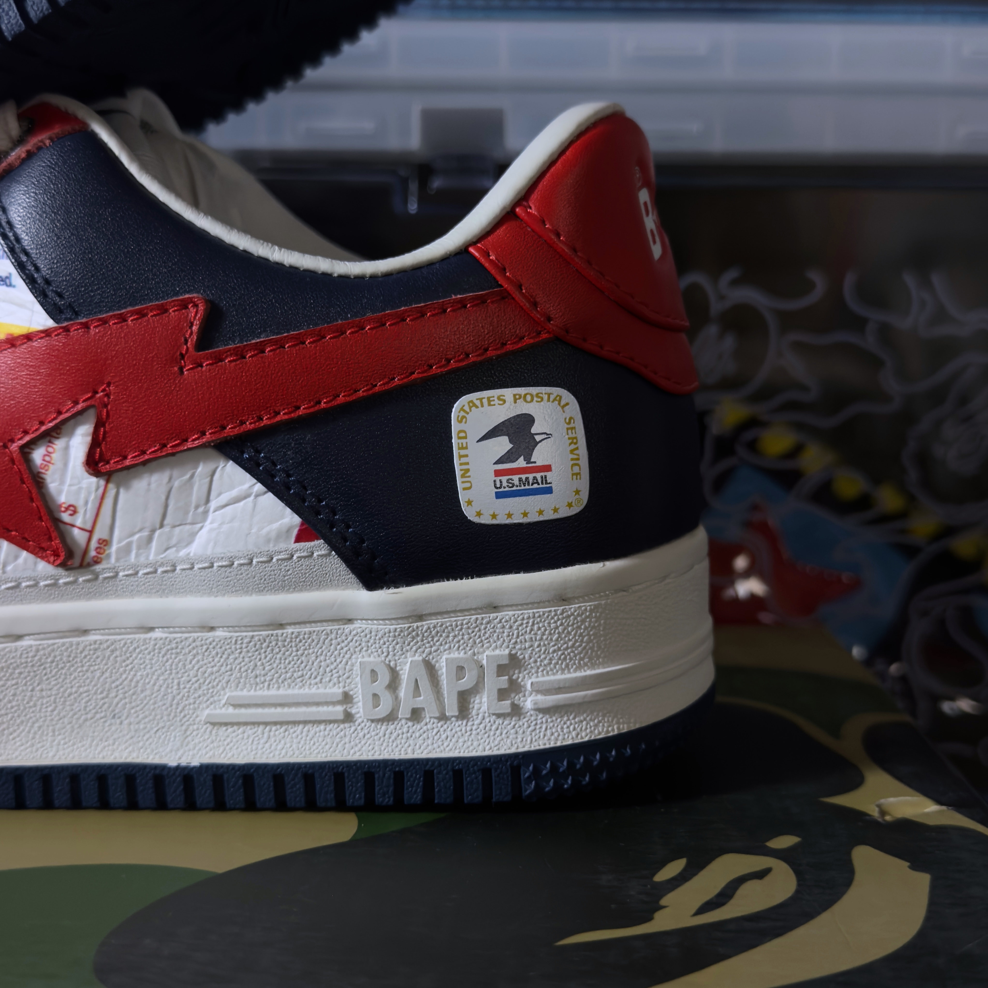 (41) A Bathing Ape Bapesta USPS 2022