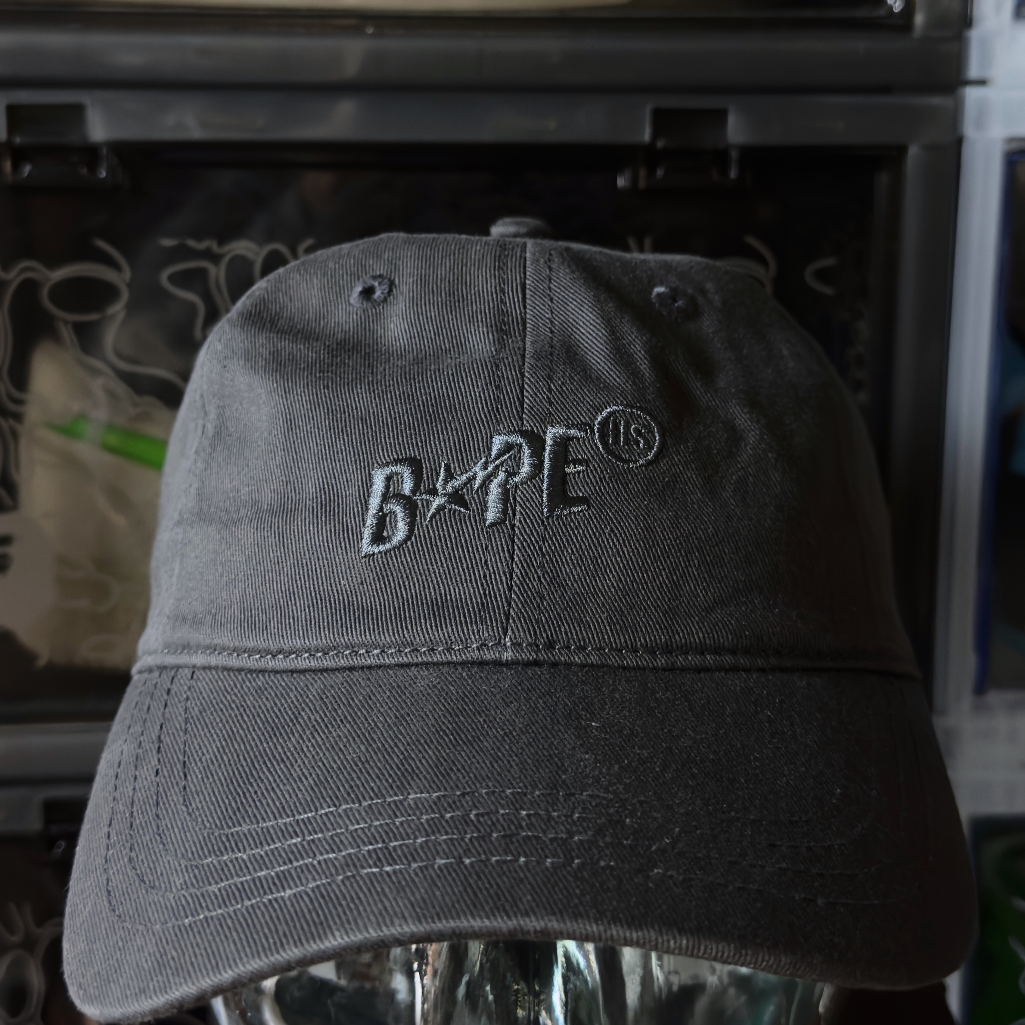 Bape x Highsnobiety Cap Charcoal 2023