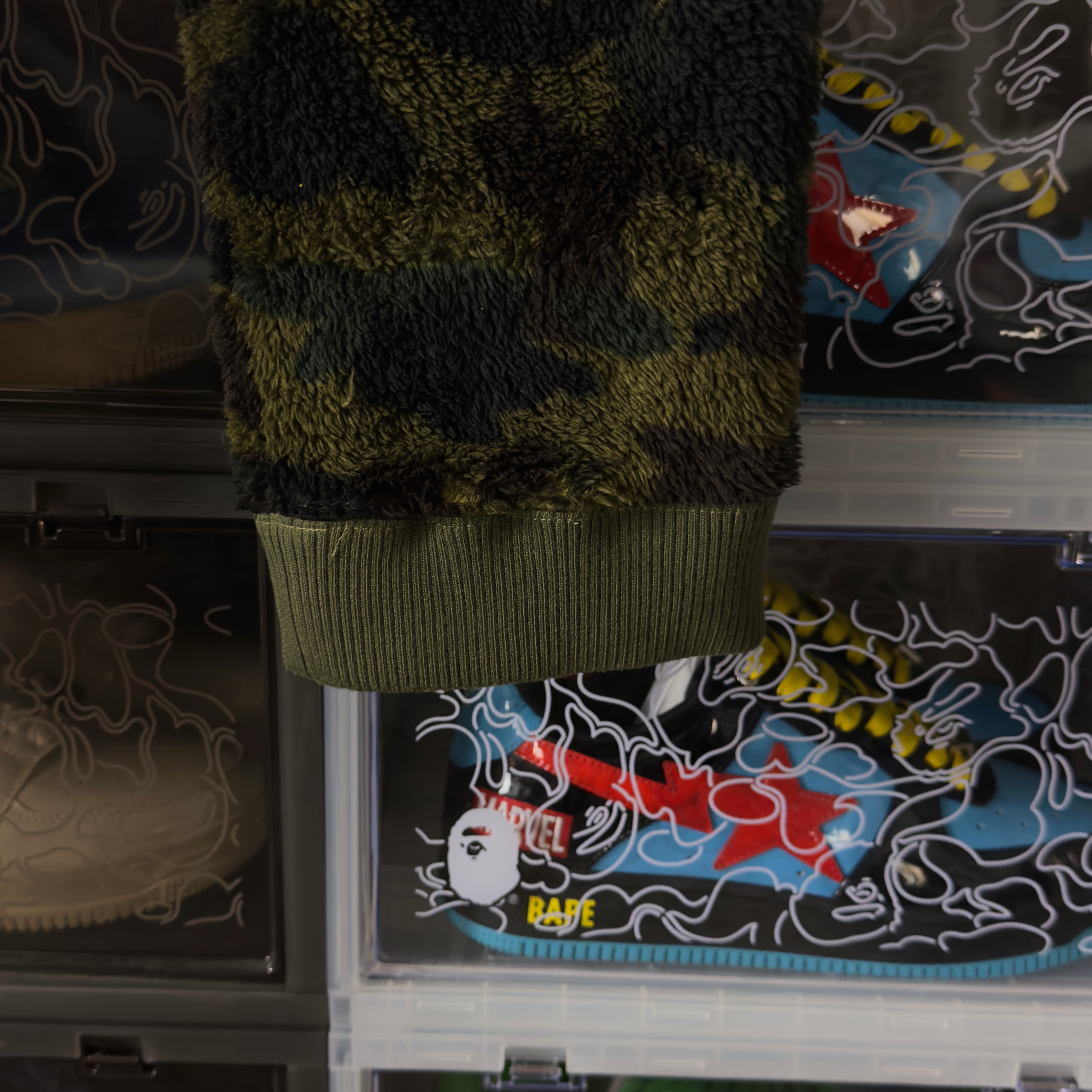 (L) Bape 1st Camo Boa Pants Green 2018 