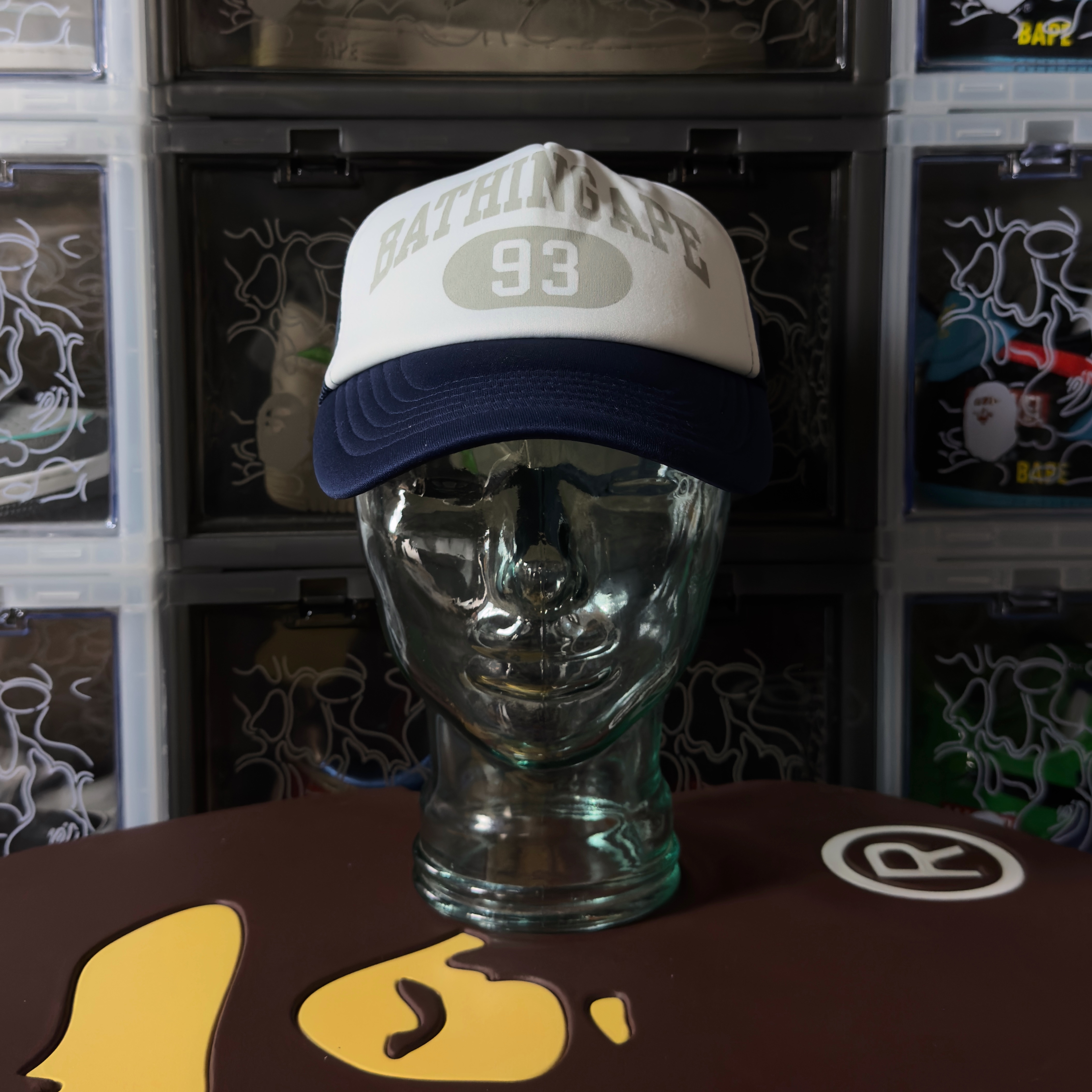 Bape Summer Pack Hat White/Blue 2023