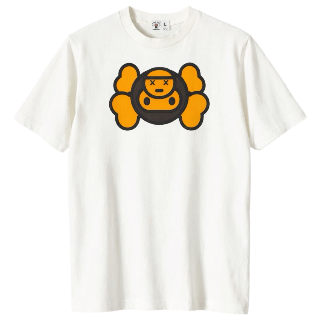 (L) Bape x Kaws Baby Milo Tee White 2005