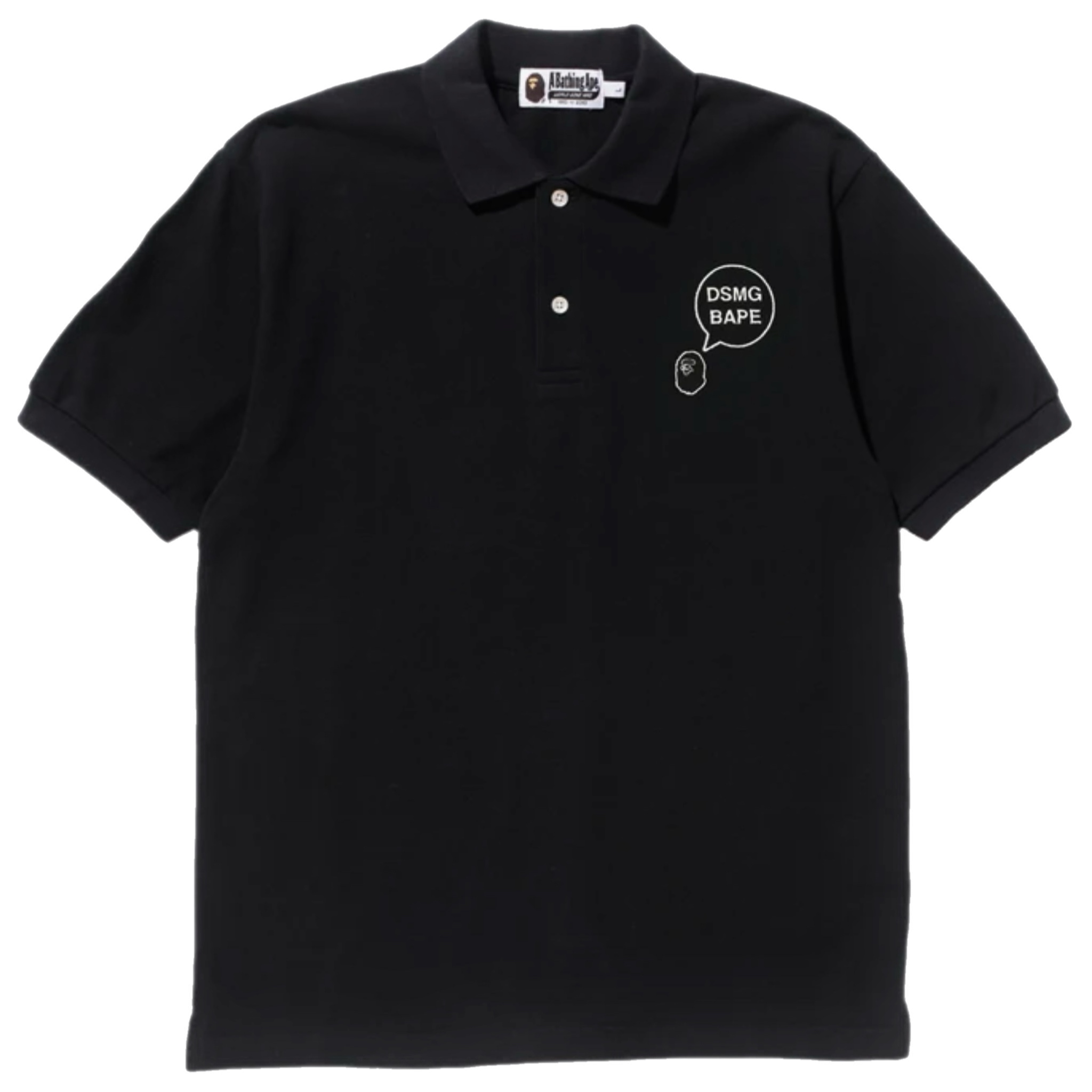 (XL) Bape x DSM Ginza Polo Shirt Black 2018