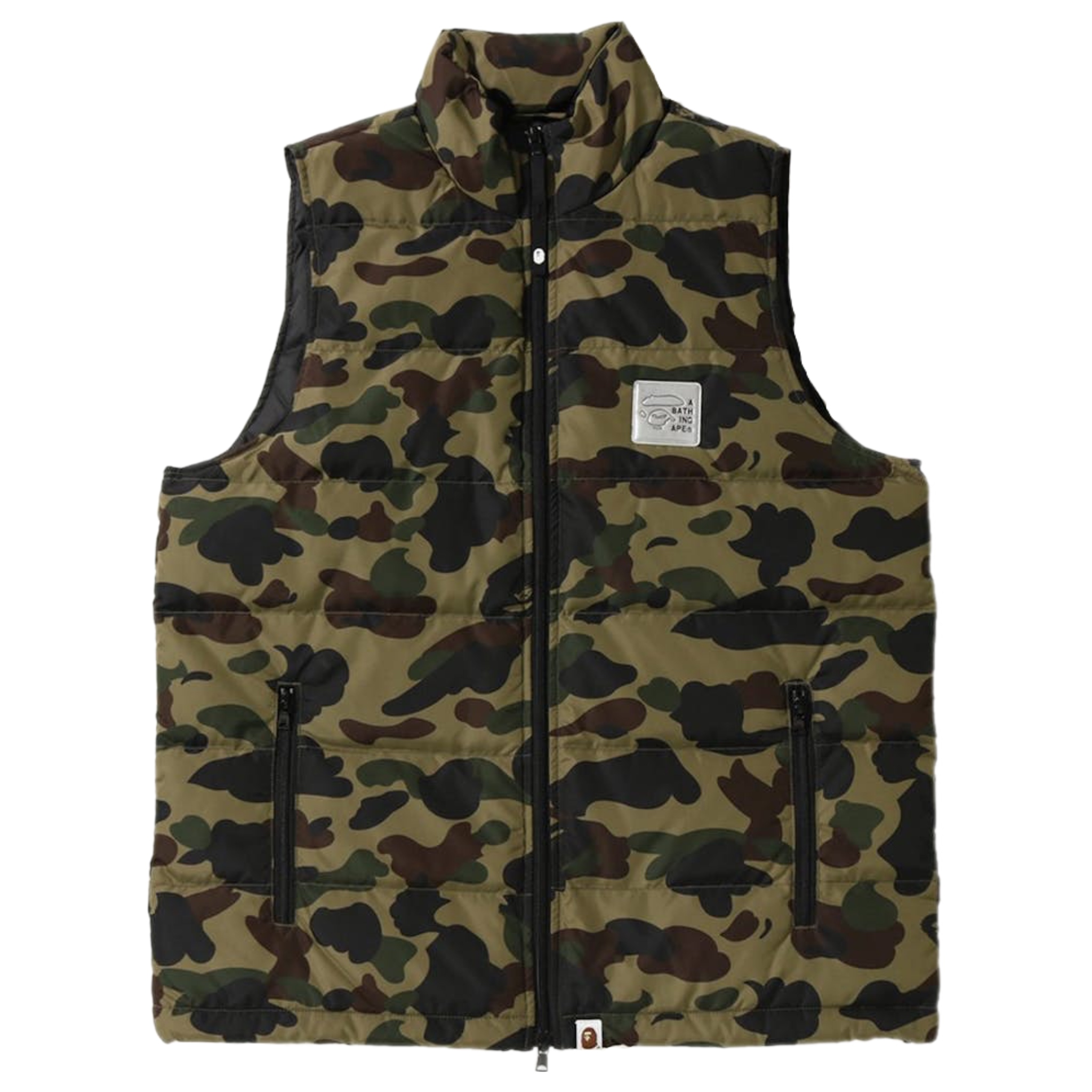 (M) Bape 1st Camo Down Vest Green 2018