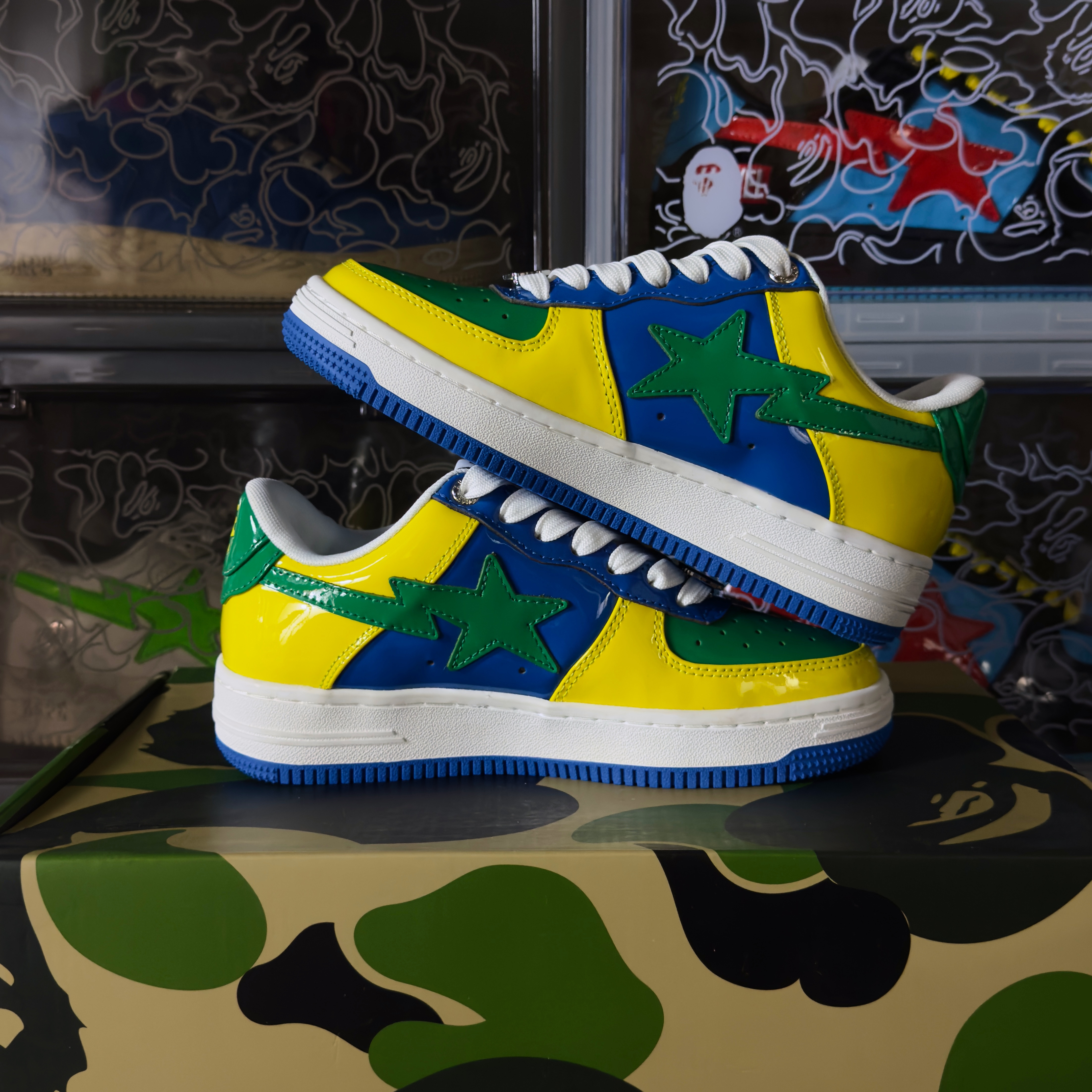 (36) A Bathing Ape Bapesta Brazil 2022