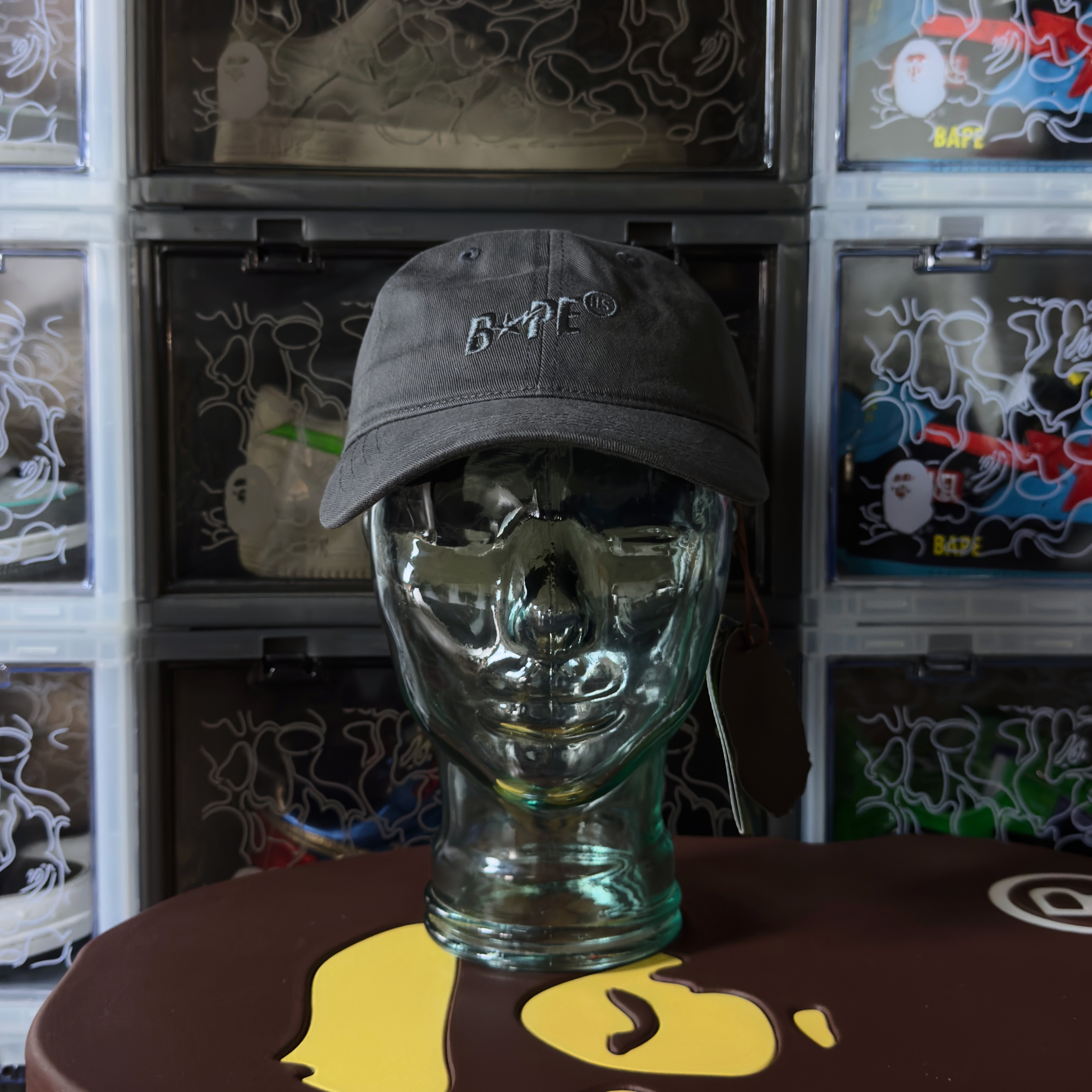 Bape x Highsnobiety Cap Charcoal 2023