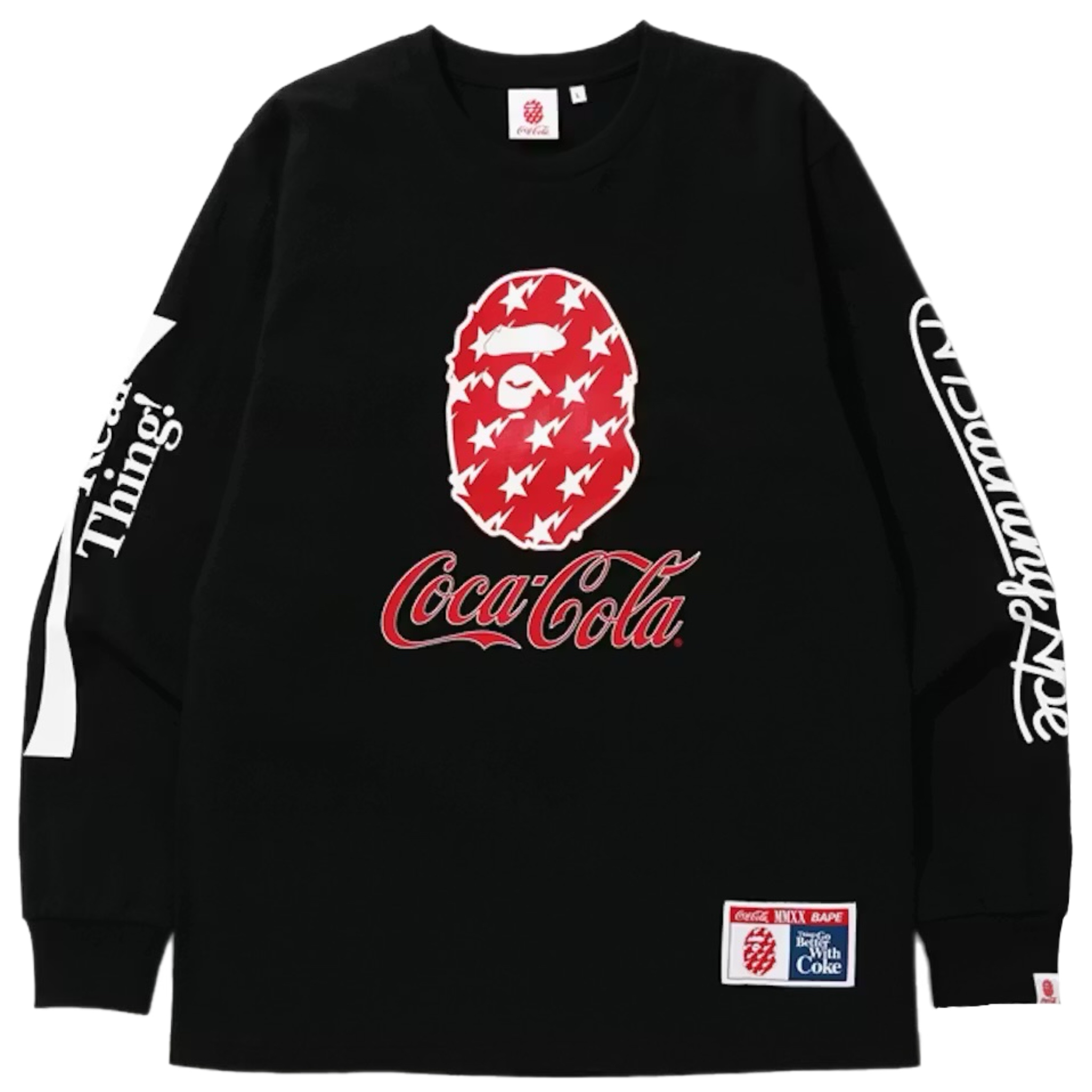 (S) Bape x Coca Cola L/S Tee Black 2020