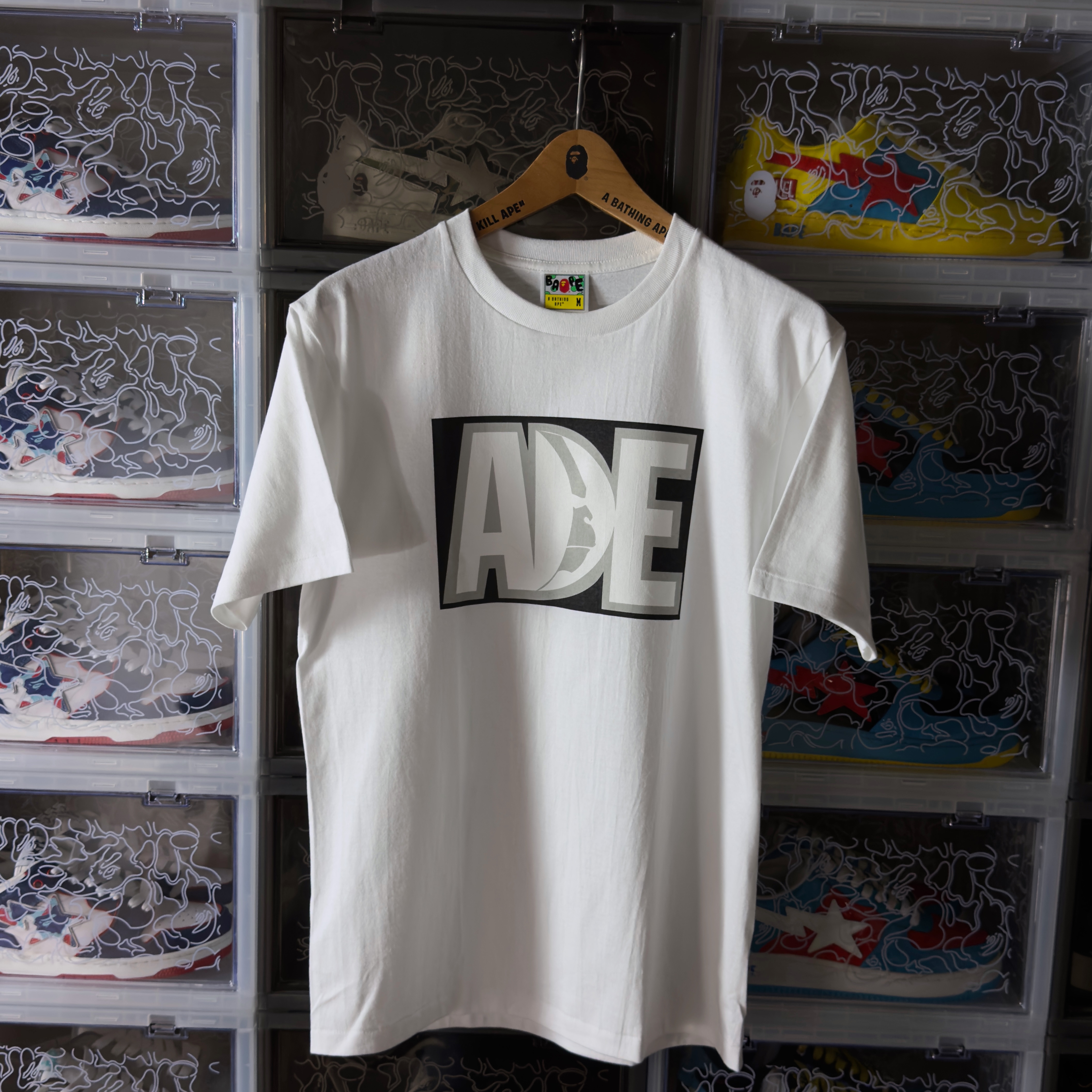 (M) Bape Ape Box Tee White 2023