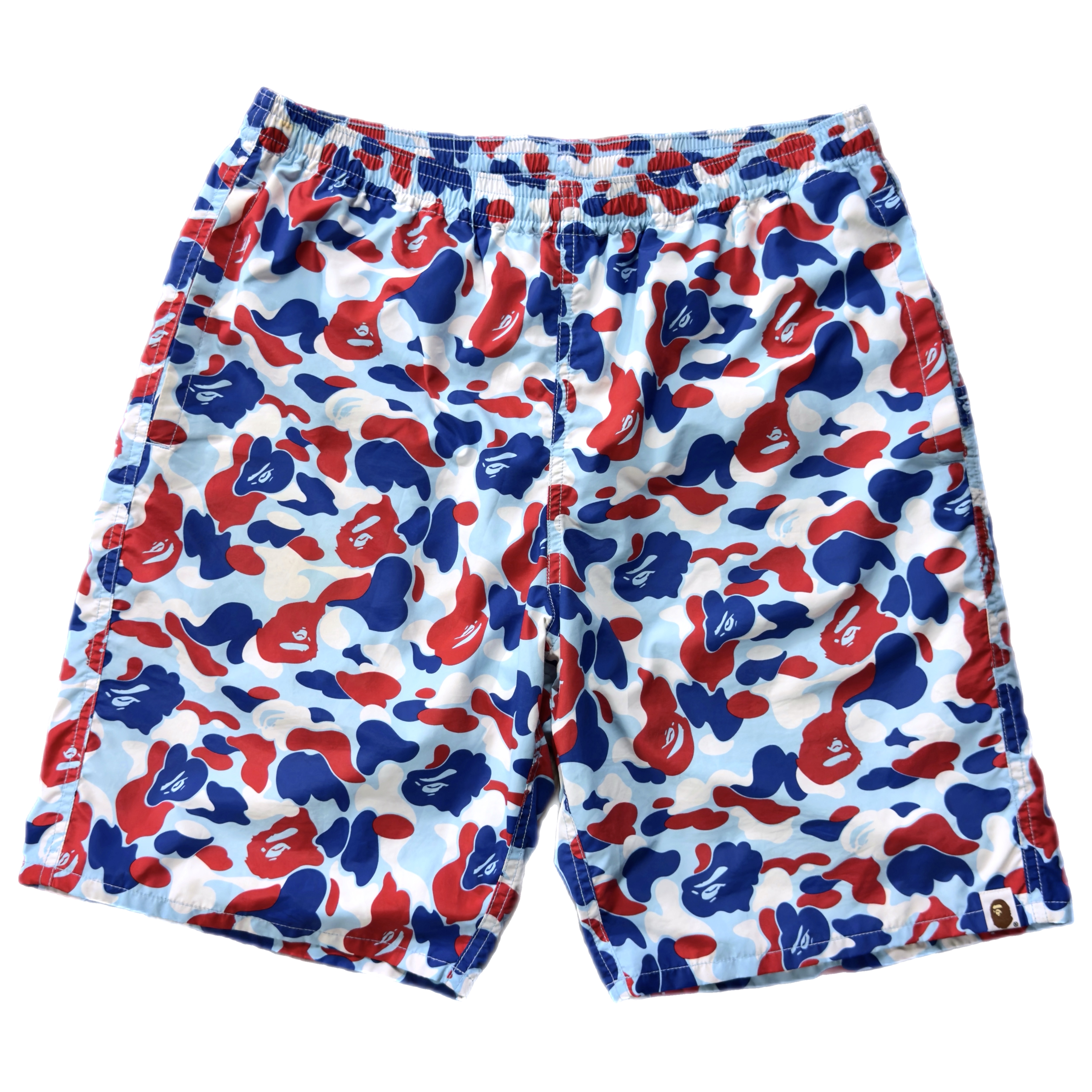 (L) Bape x Nikki Beach Shorts White
