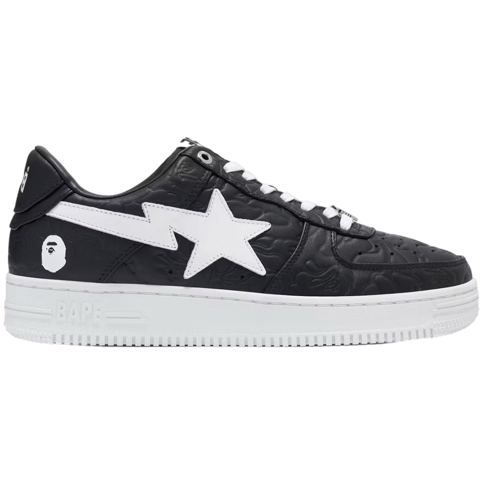 (44) A Bathing Ape Bapesta #3 Line Camo Black 2023